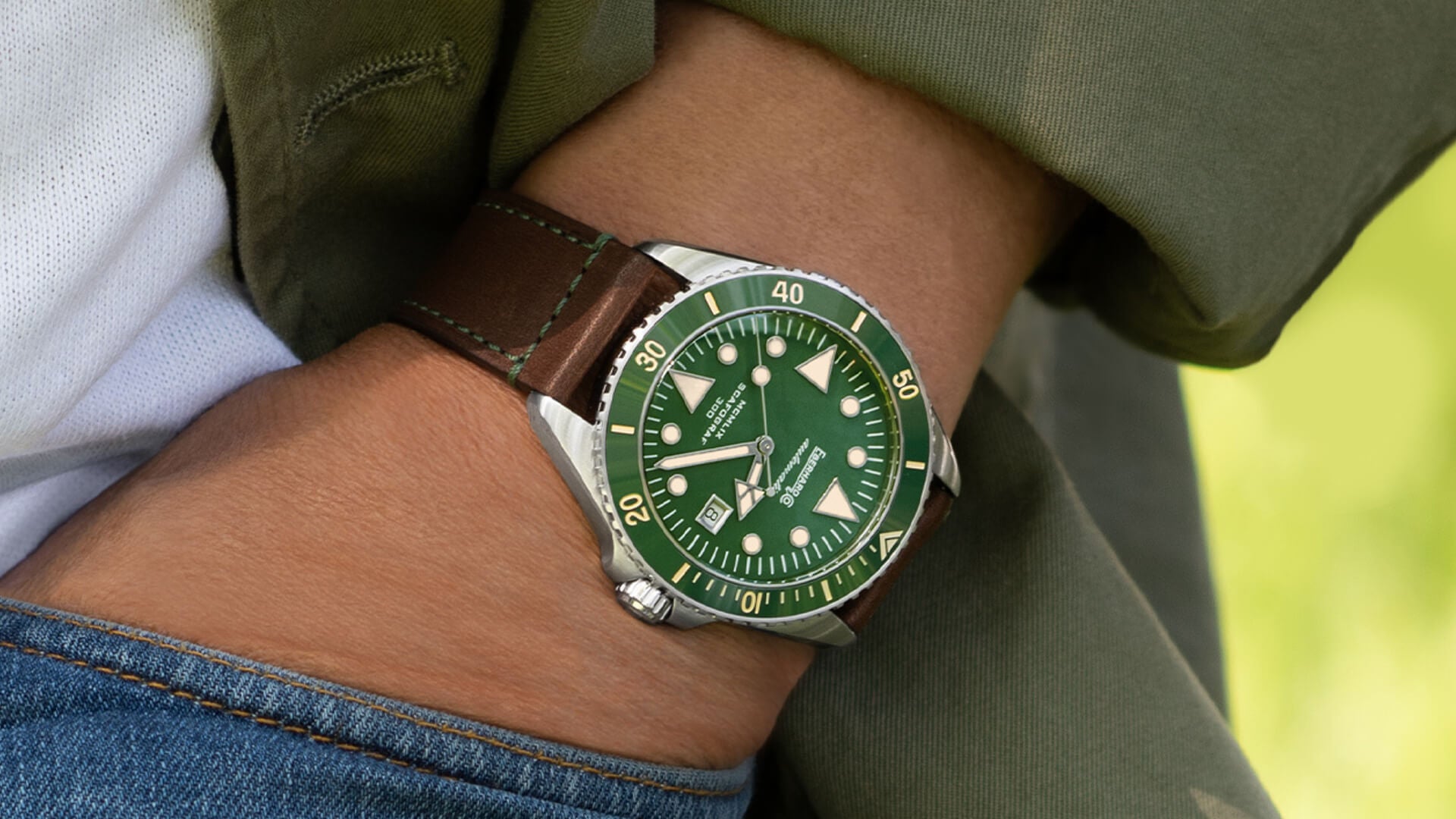 Eberhard & Co. Celebrate the Newest Addition to the 300 Collection: the Scafograf 300 MCMLIX Green