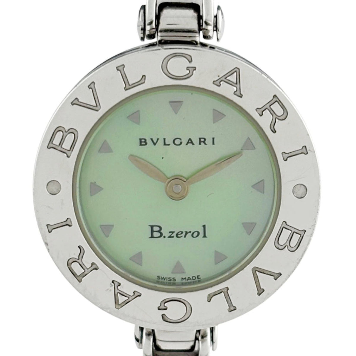 Bvlgari B-zero1 BZ22S horloge met groene wijzerplaat, 22 mm