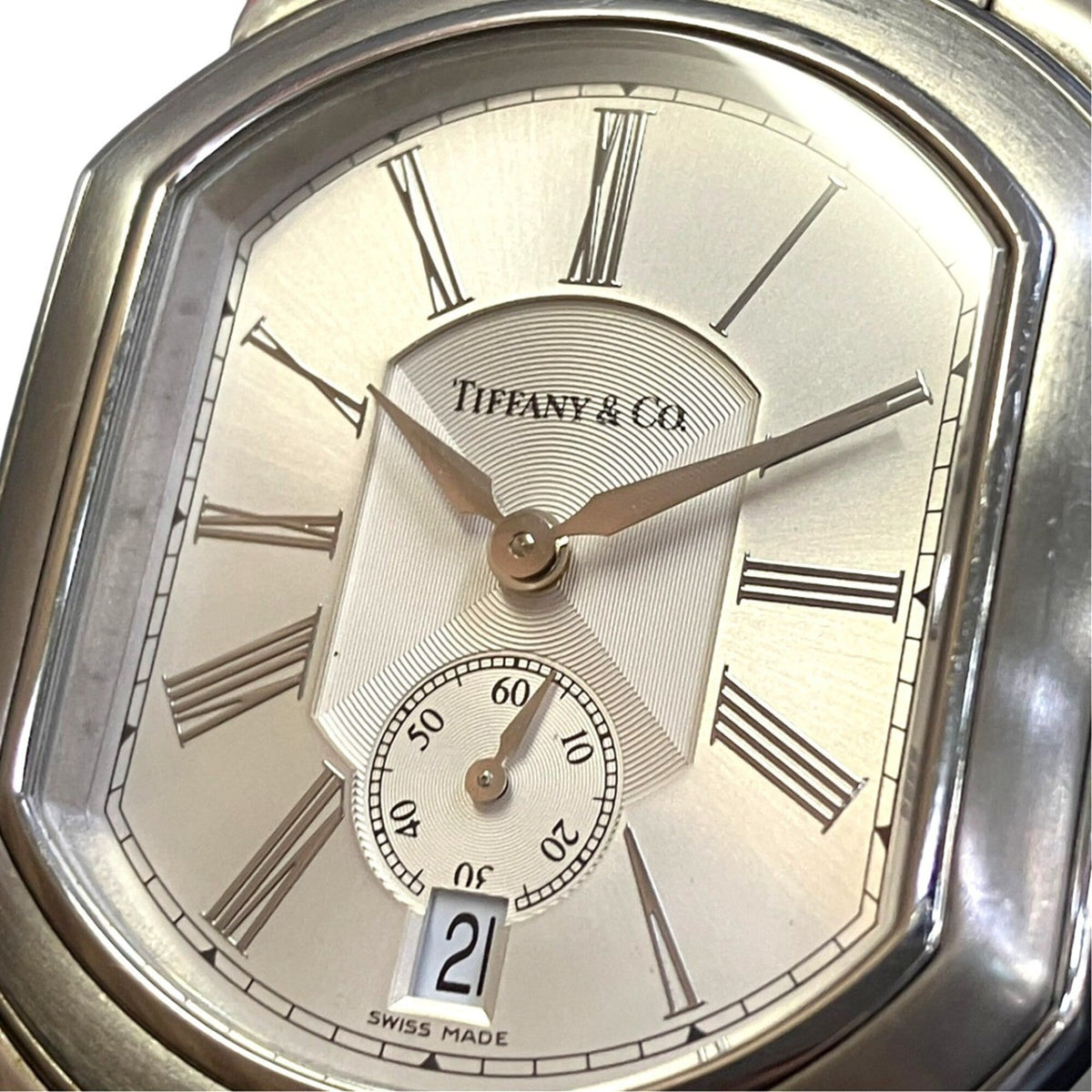 Tiffany Mark Coupé Silber Zifferblatt 32 mm Uhr