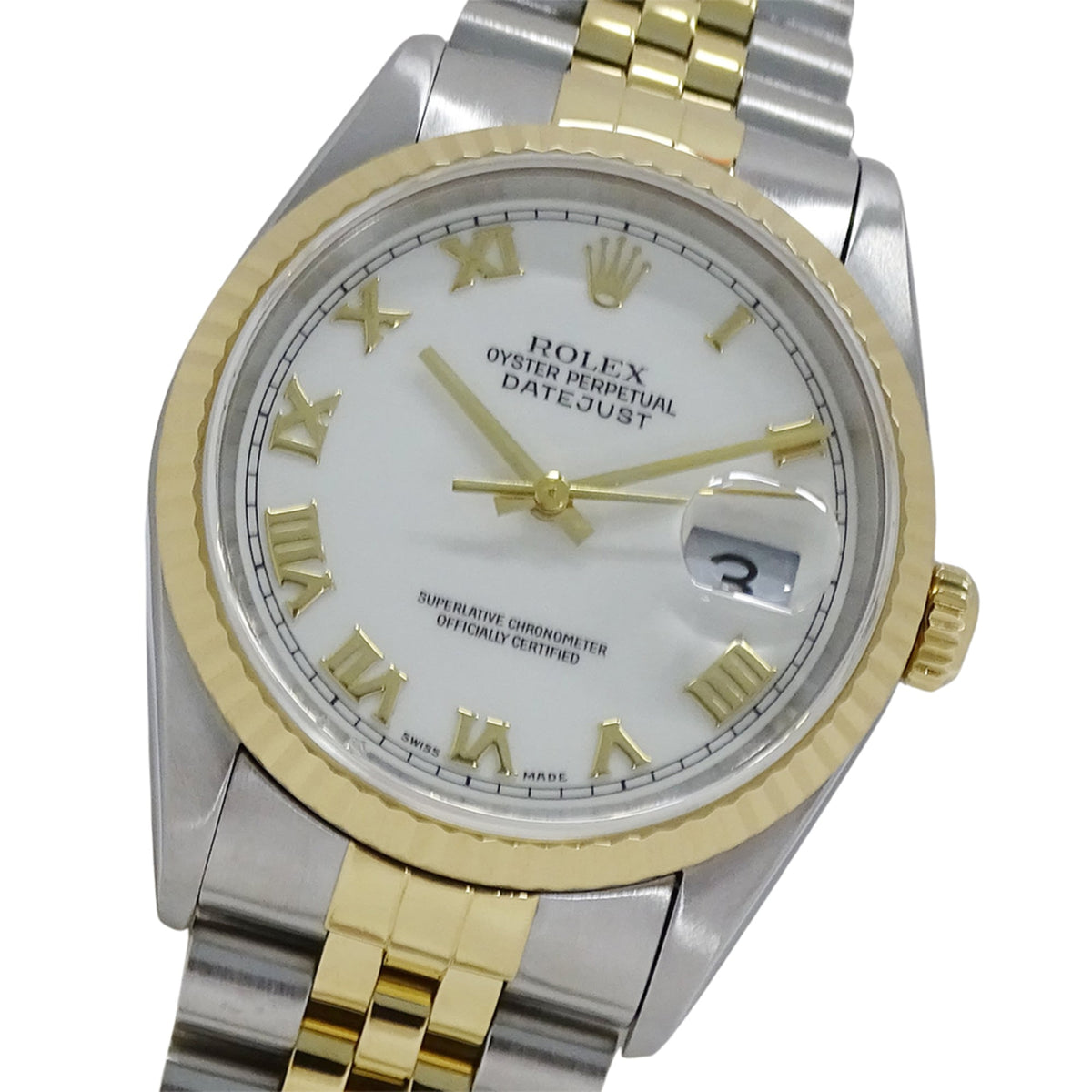 Rolex Datejust White Dial 36mm Watch
