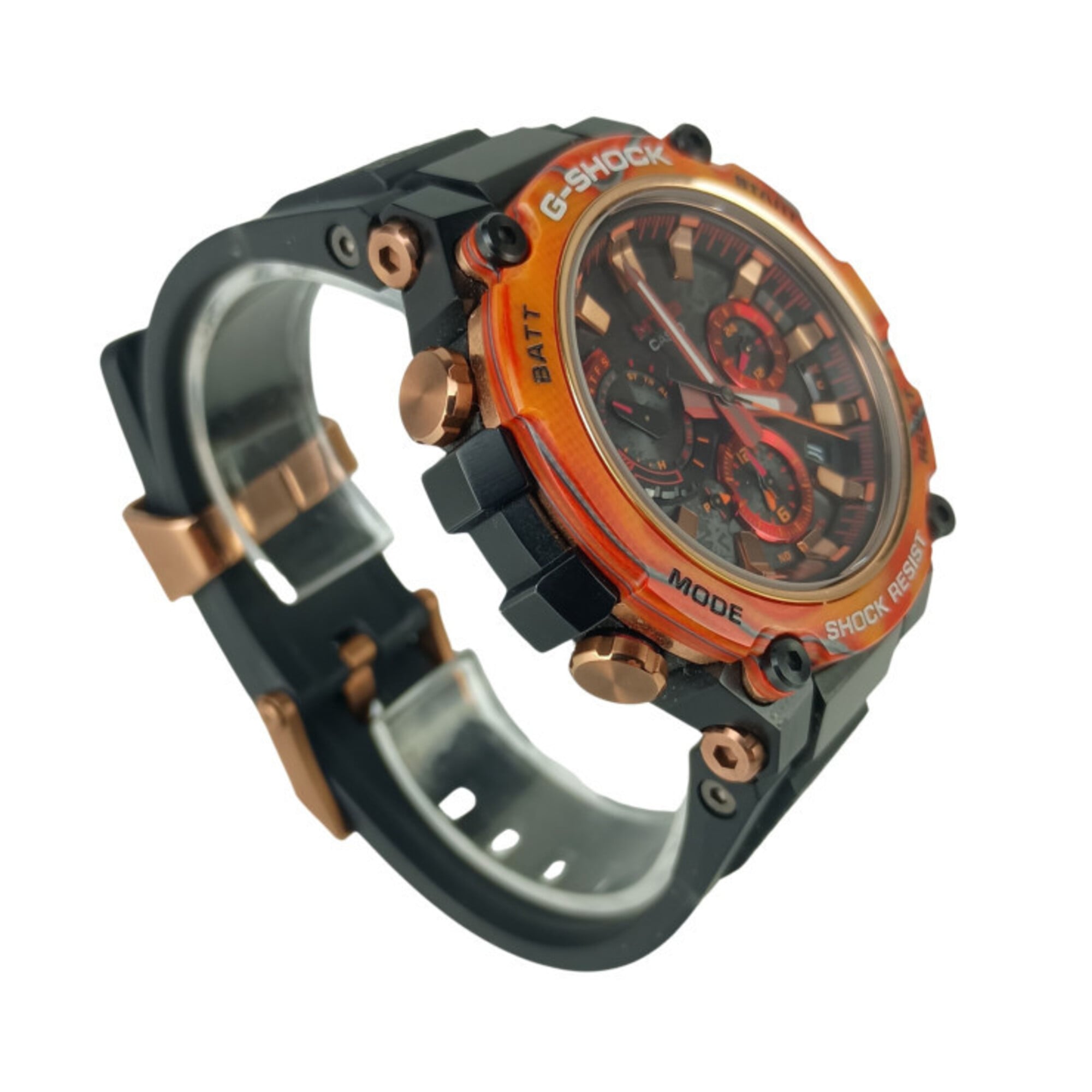 Casio G-SHOCK 40e anniversaire Flare Rouge Série MT-G MTG-B3000 MTG-B3000FR-1AJR Noir Montre avec cadran de 50 mm