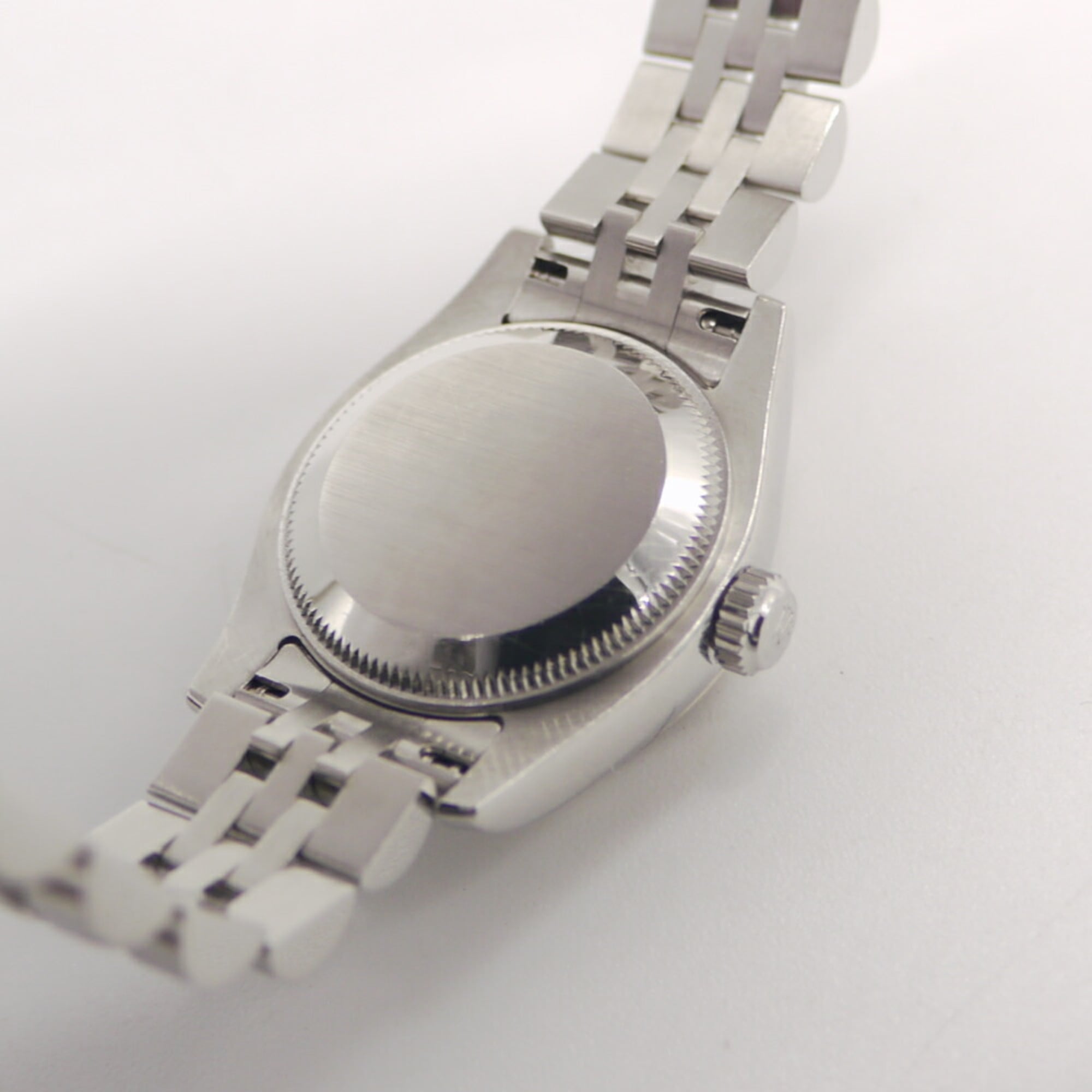 ROLEX Datejust 179174G (serienummer beginnend met D), automatisch, bezet met 10 diamanten, wijzerplaat met computerprint, dameshorloge.