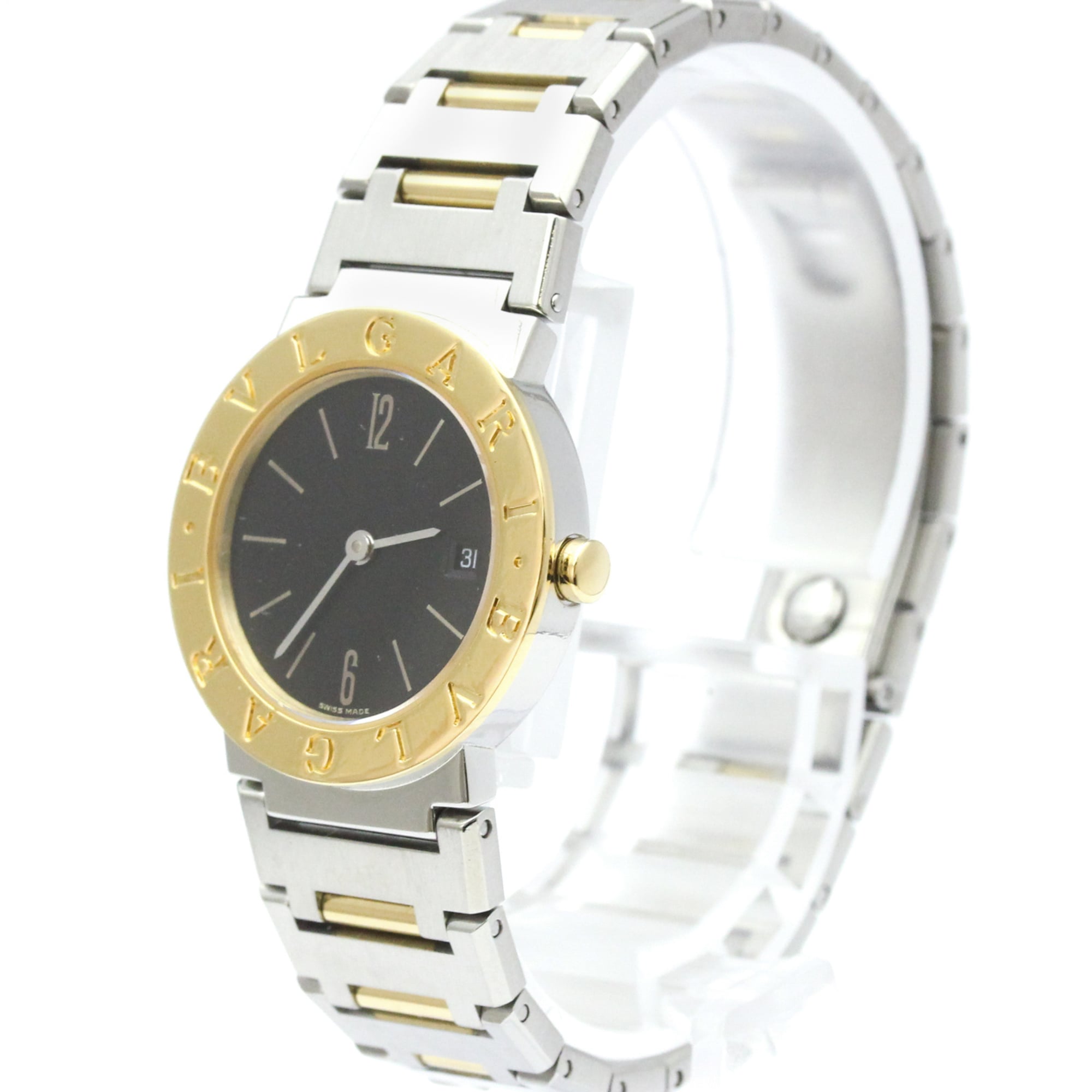 Bvlgari Bvlgari Bvlgari BB26SGD Black Dial 26mm Watch