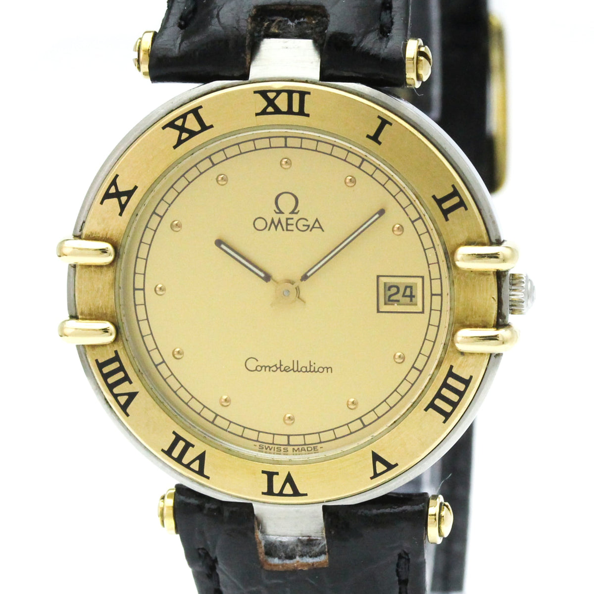 Omega Constellation 1960360 Gold Dial 31mm Watch