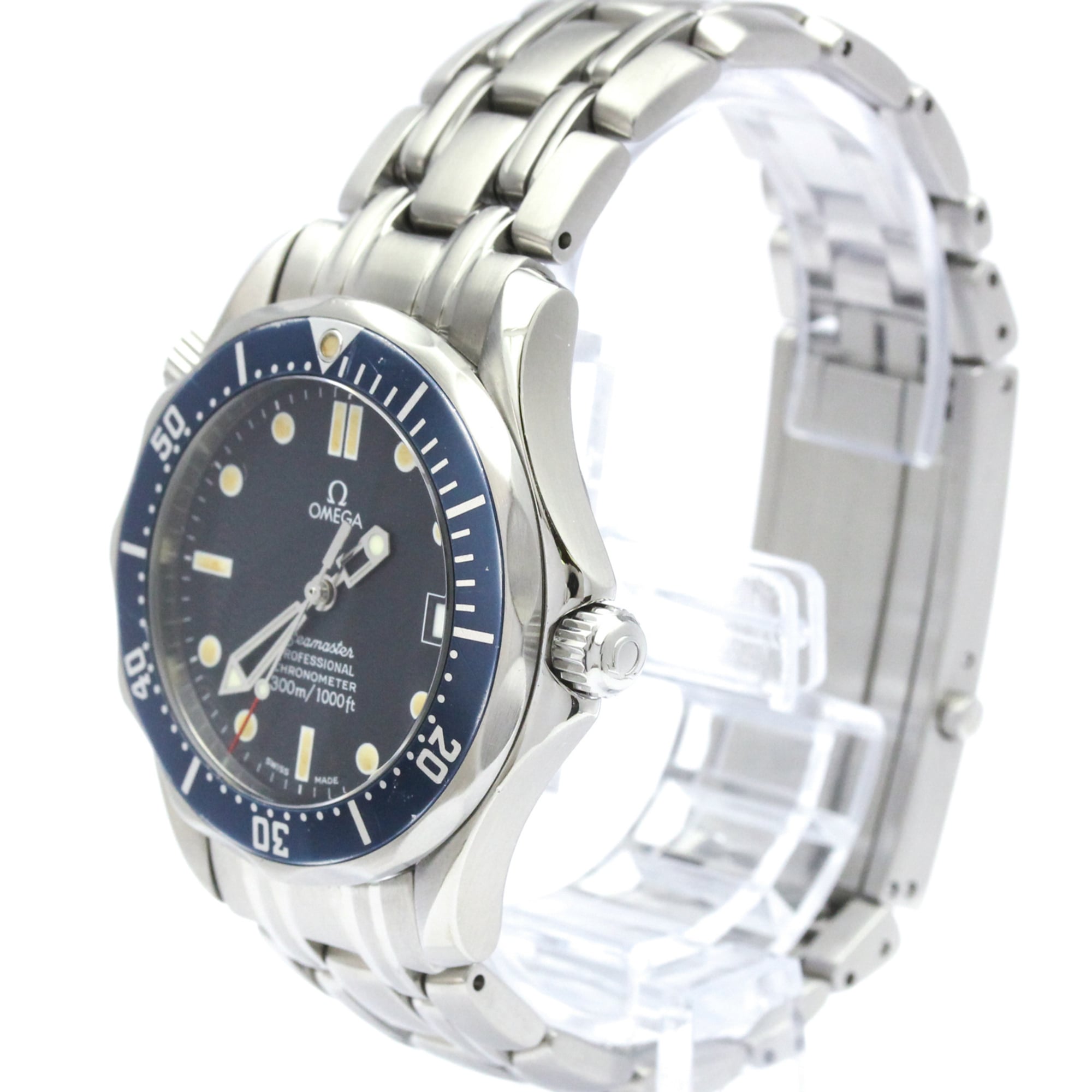 OMEGA Seamaster Professional 300M Mid Steel Size Watch 2551.80 Polished