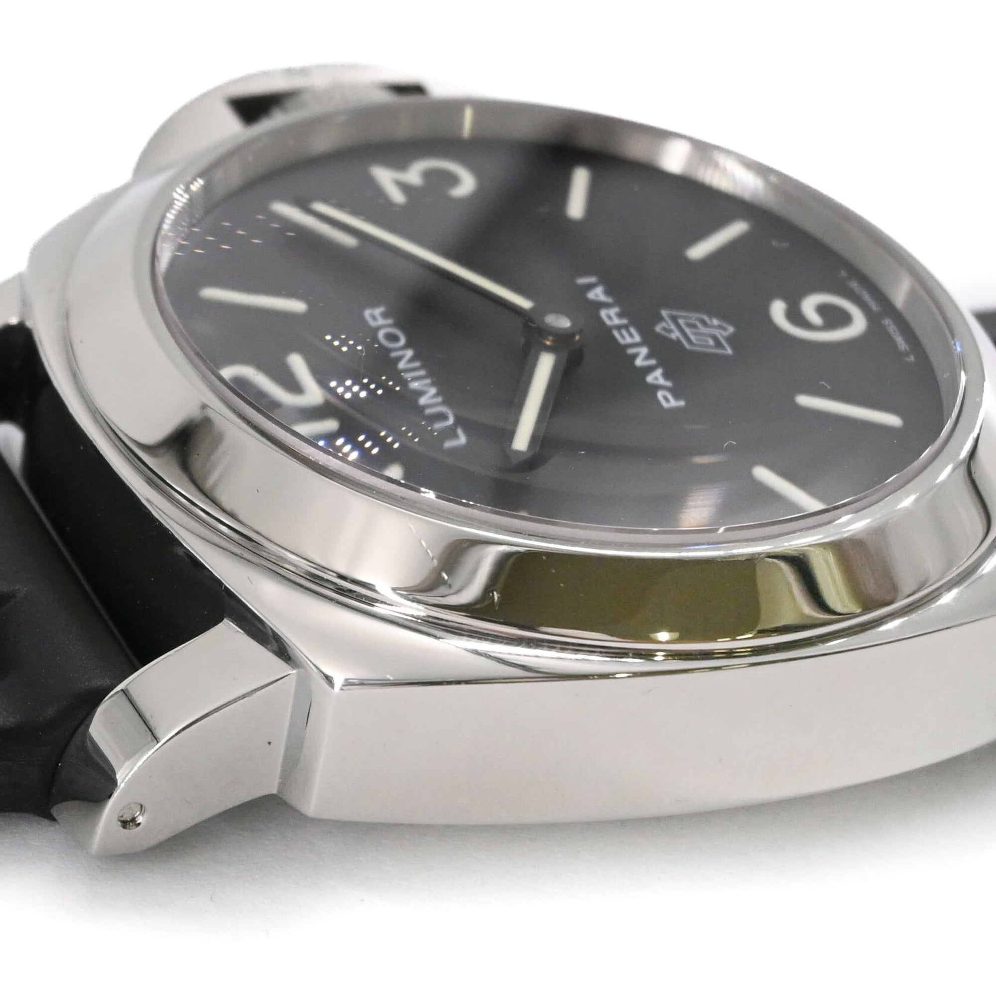 Panerai Luminor herenhorloge met handopwinding, zwarte wijzerplaat, PAM00000