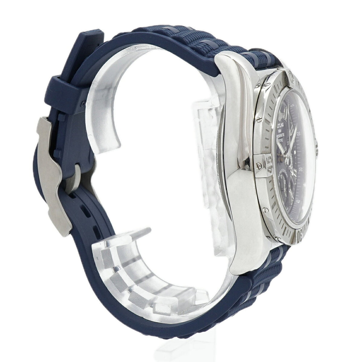 Breitling Chronomat 44 JSP AB0115 Blue Dial 43mm Watch