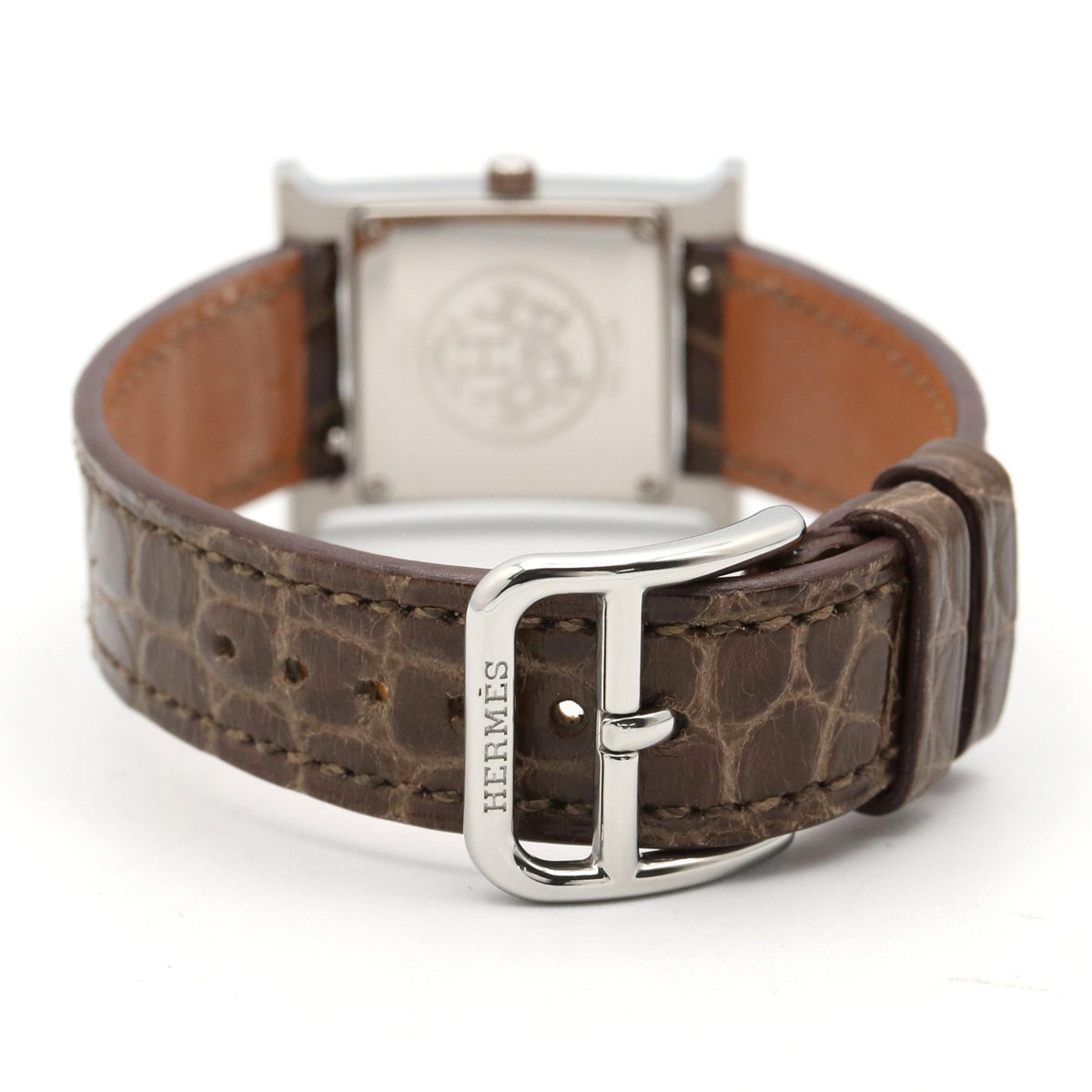Hermes H- HH1.230 White shell Dial 21mm Watch