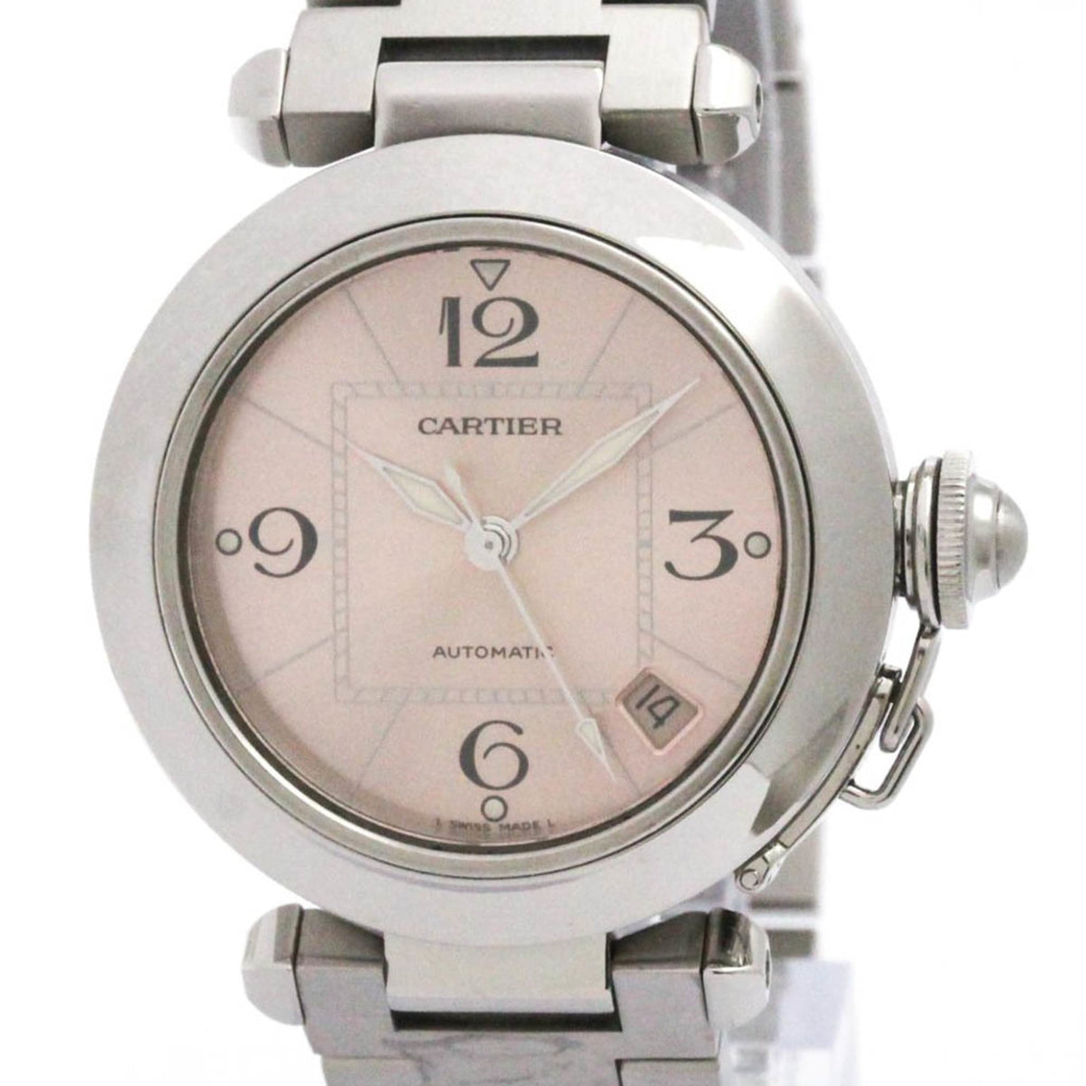 Cartier Pasha C W31075M7 Pink Dial 35mm Watch