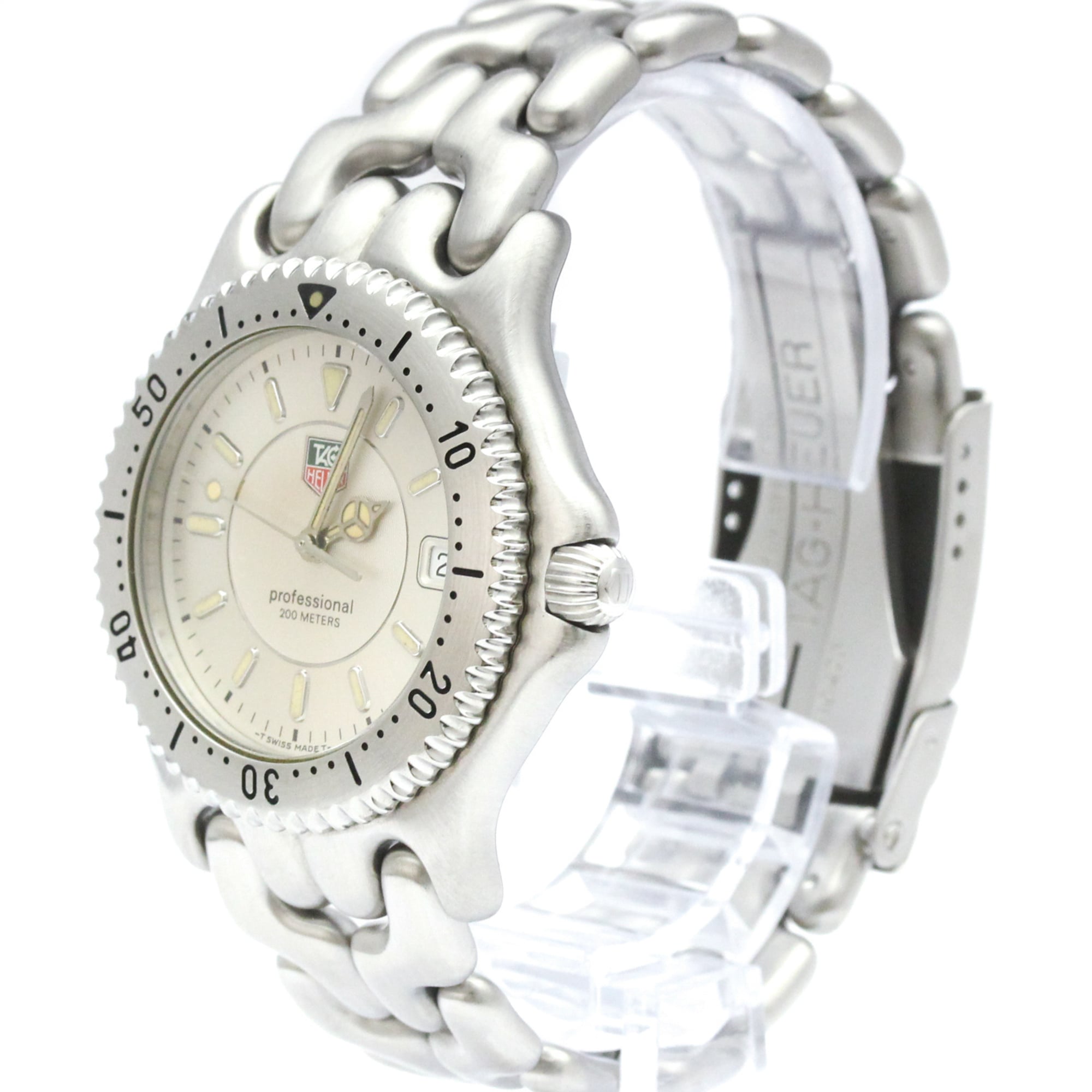 Montre TAG Heuer Sel WG111B, cadran argenté, 38 mm