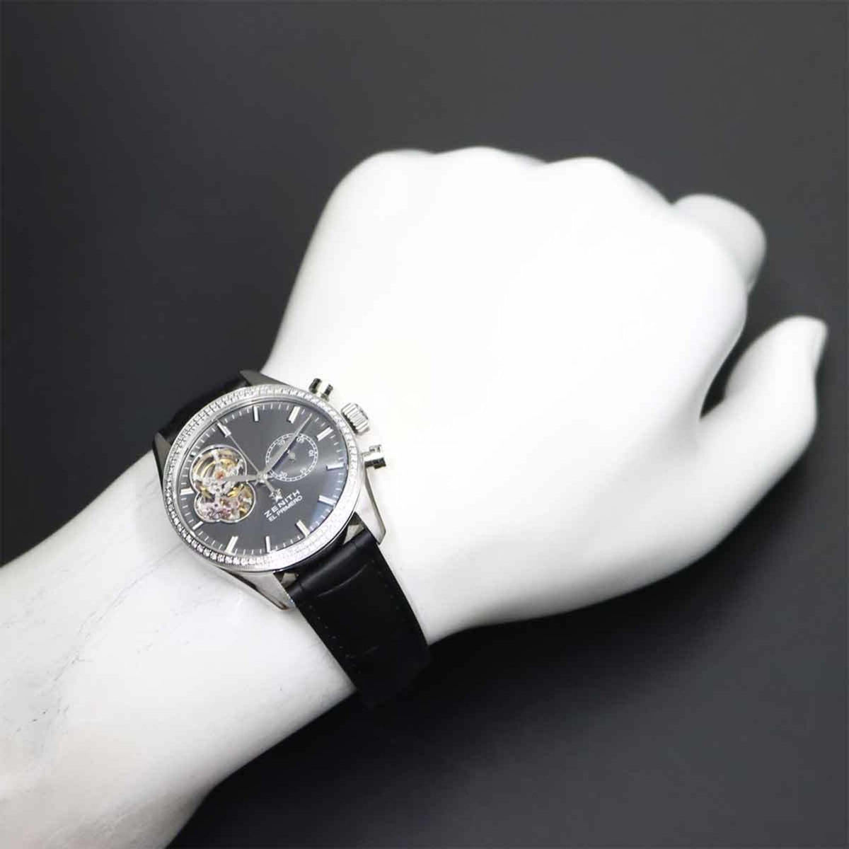 Montre Zenith El Primero Chronomaster Lady 16 2150 4062, cadran gris, 38 mm