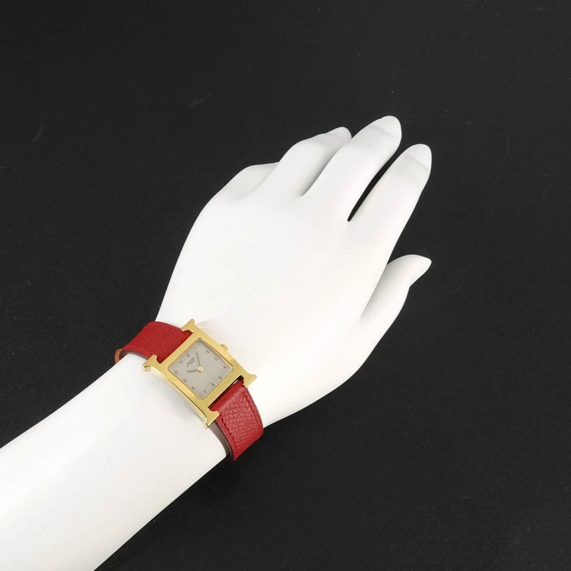 Hermes H- HH1 201 White Dial 21mm Watch