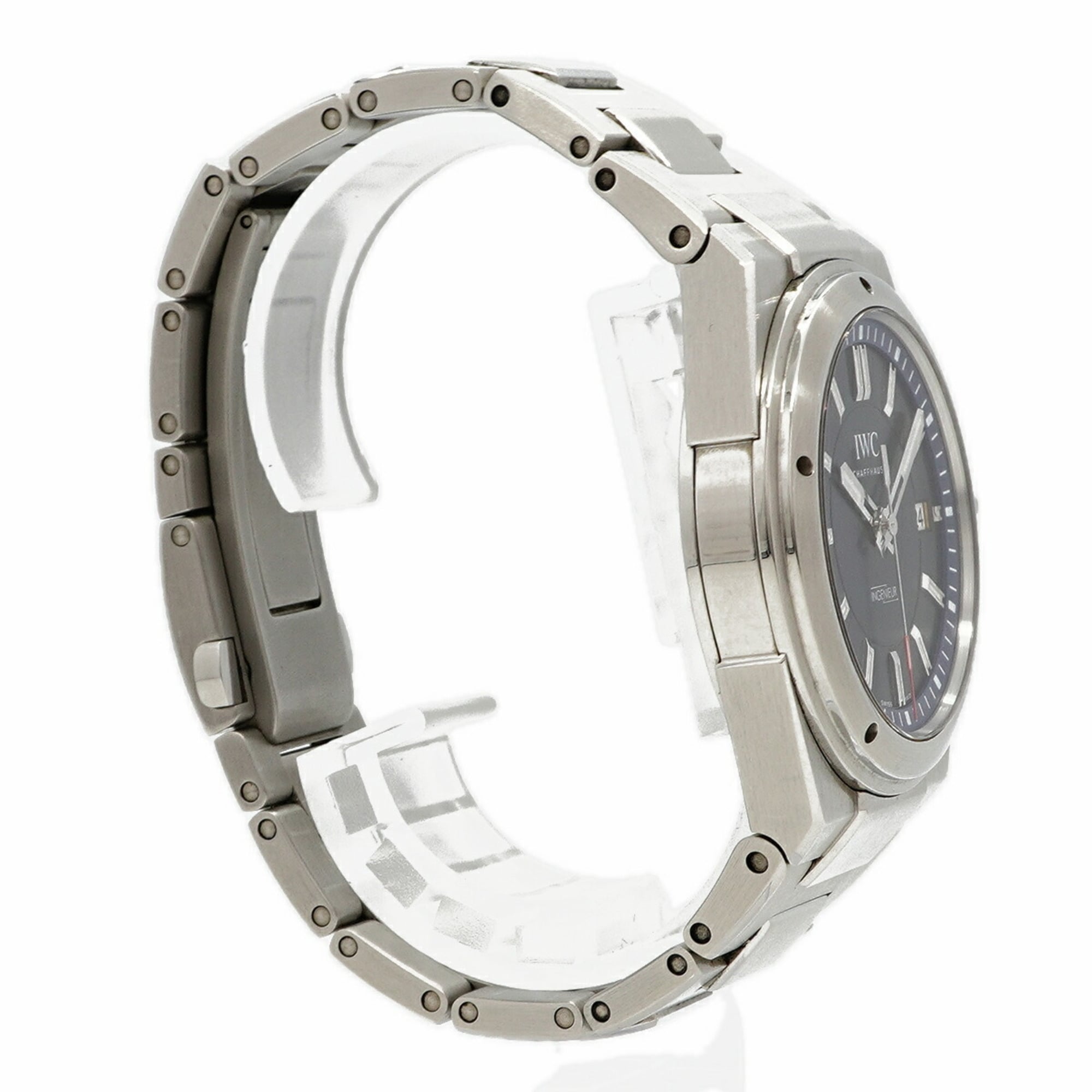 IWC Schaffhausen Ingenieur Laureus Sport for Good, gelimiteerde oplage van 1500 stuks wereldwijd, IW323909, herenhorloge met blauwe wijzerplaat