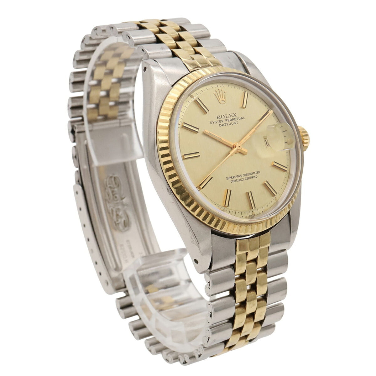 Rolex Datejust 1601 Champagne Dial 36mm Watch