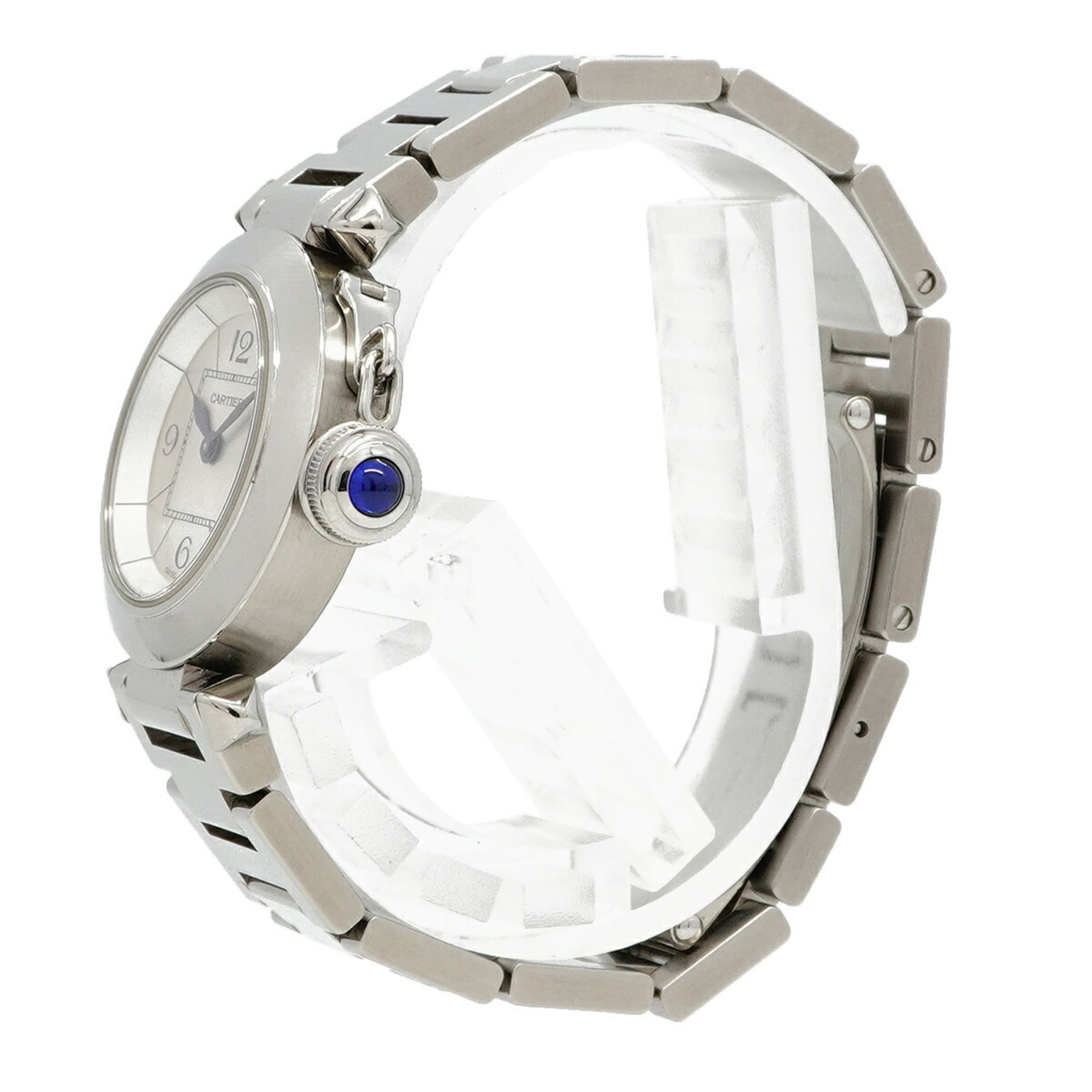 Cartier Miss pasha W3140007 Silver Dial Stainless steel 26mm Watch