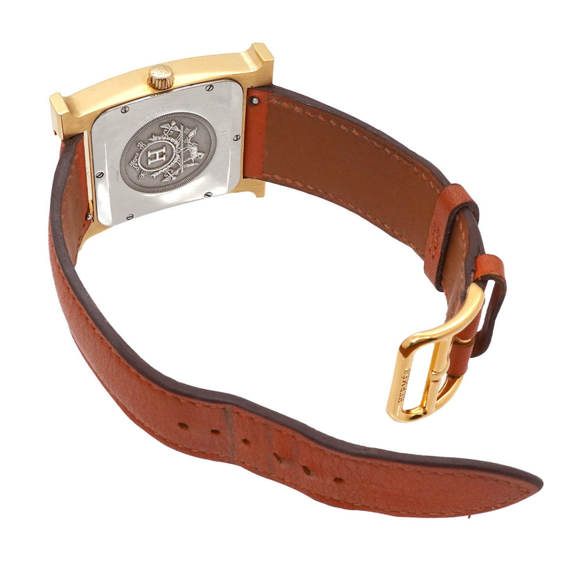 Hermes H- HH1.801 Weiß Zifferblatt 30 mm Uhr