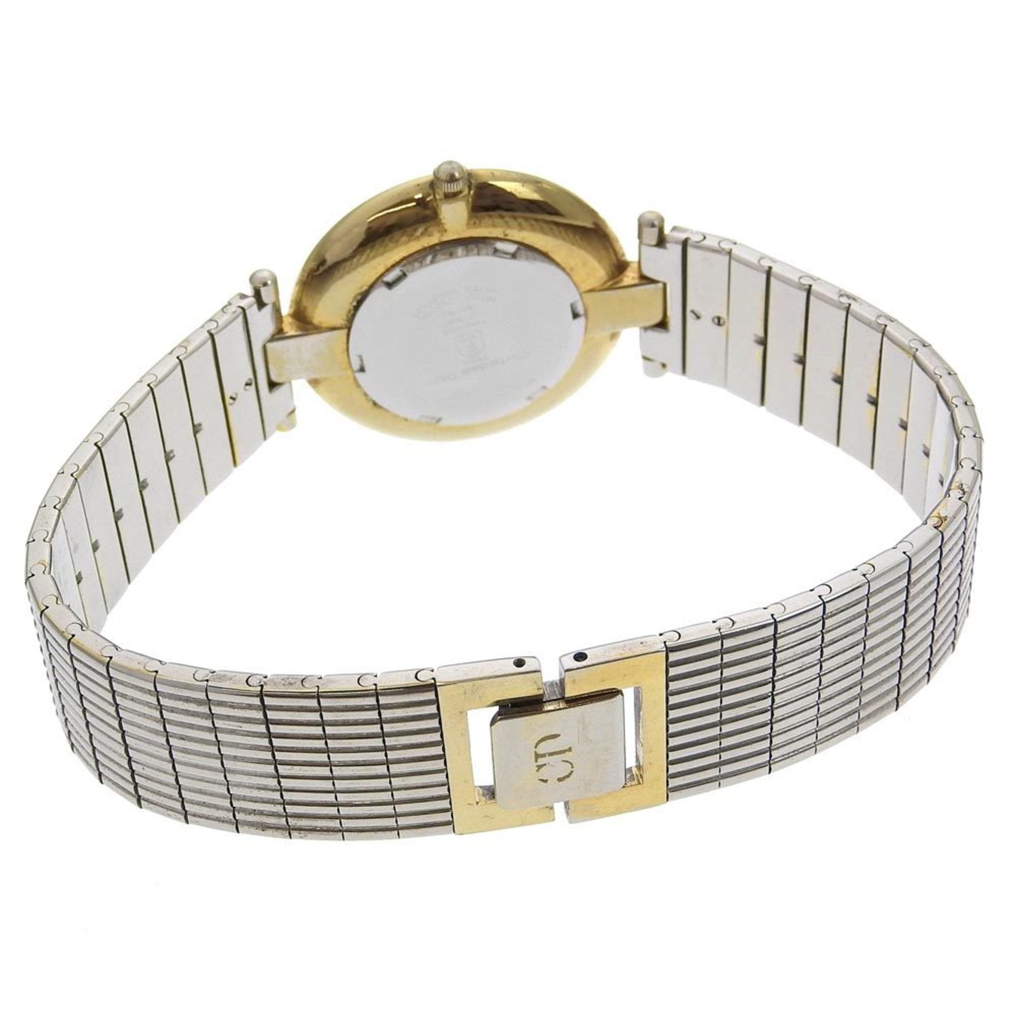 388 稼動 Christian Dior 時計 ボーイズ　ゴールド　ホワイト Christian Dior Watch 4715032 Stainless Steel x Gold Plated Quartz Anal