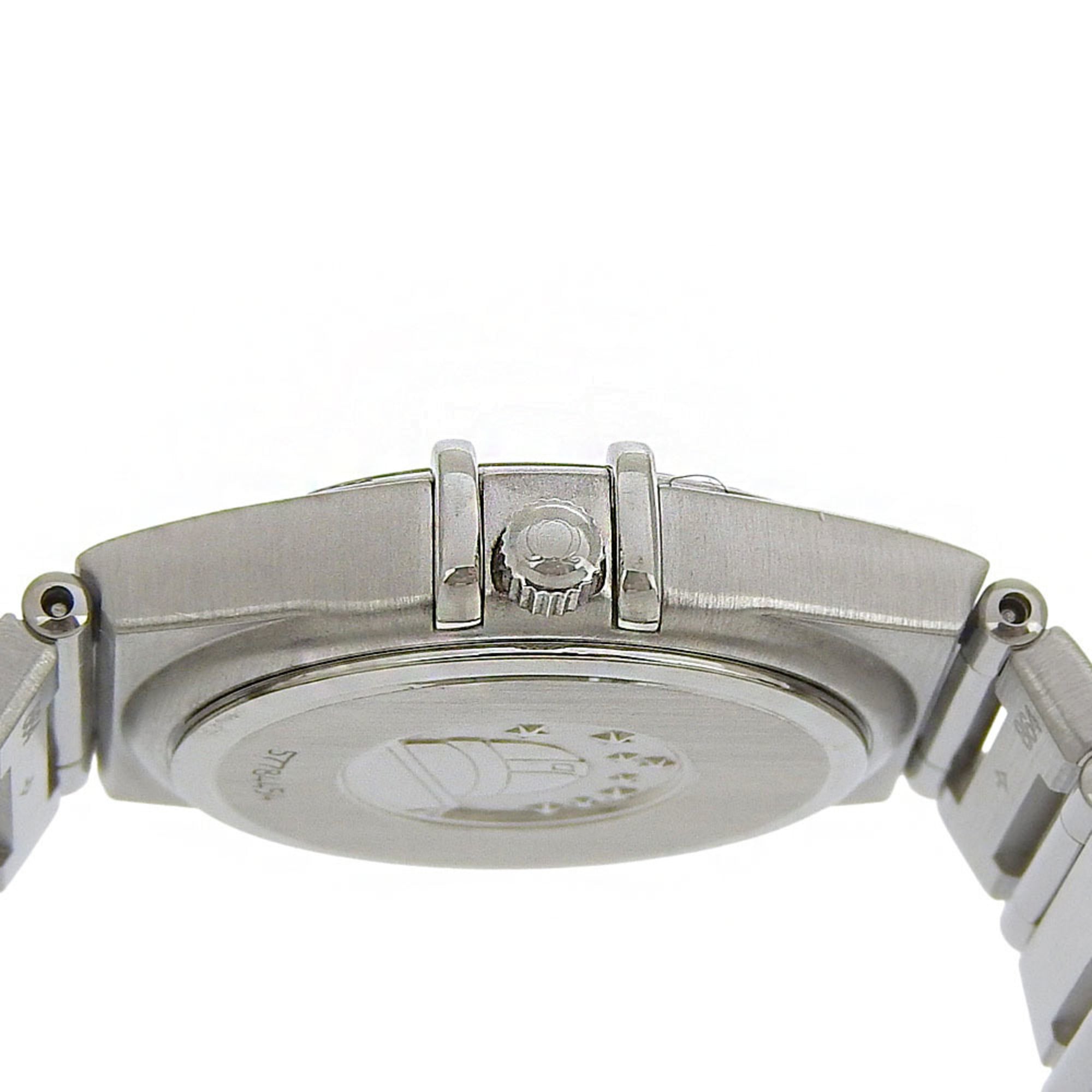 Omega Constellation Mini-horloge 1562.30, roestvrij staal, 1998, quartz, analoge wijzerplaat, witte wijzerplaat, dameshorloge.