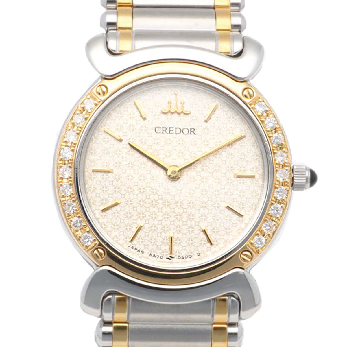 Seiko Credor Seiko 5A70-0210 Ivory Dial 23mm Watch