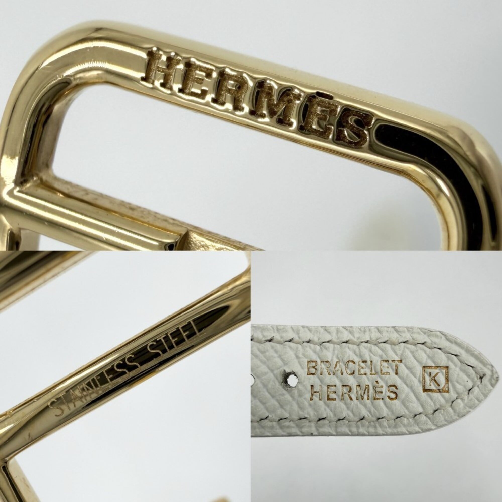 Montre Hermès H-HH1.201 Blanc, cadran de 30 mm