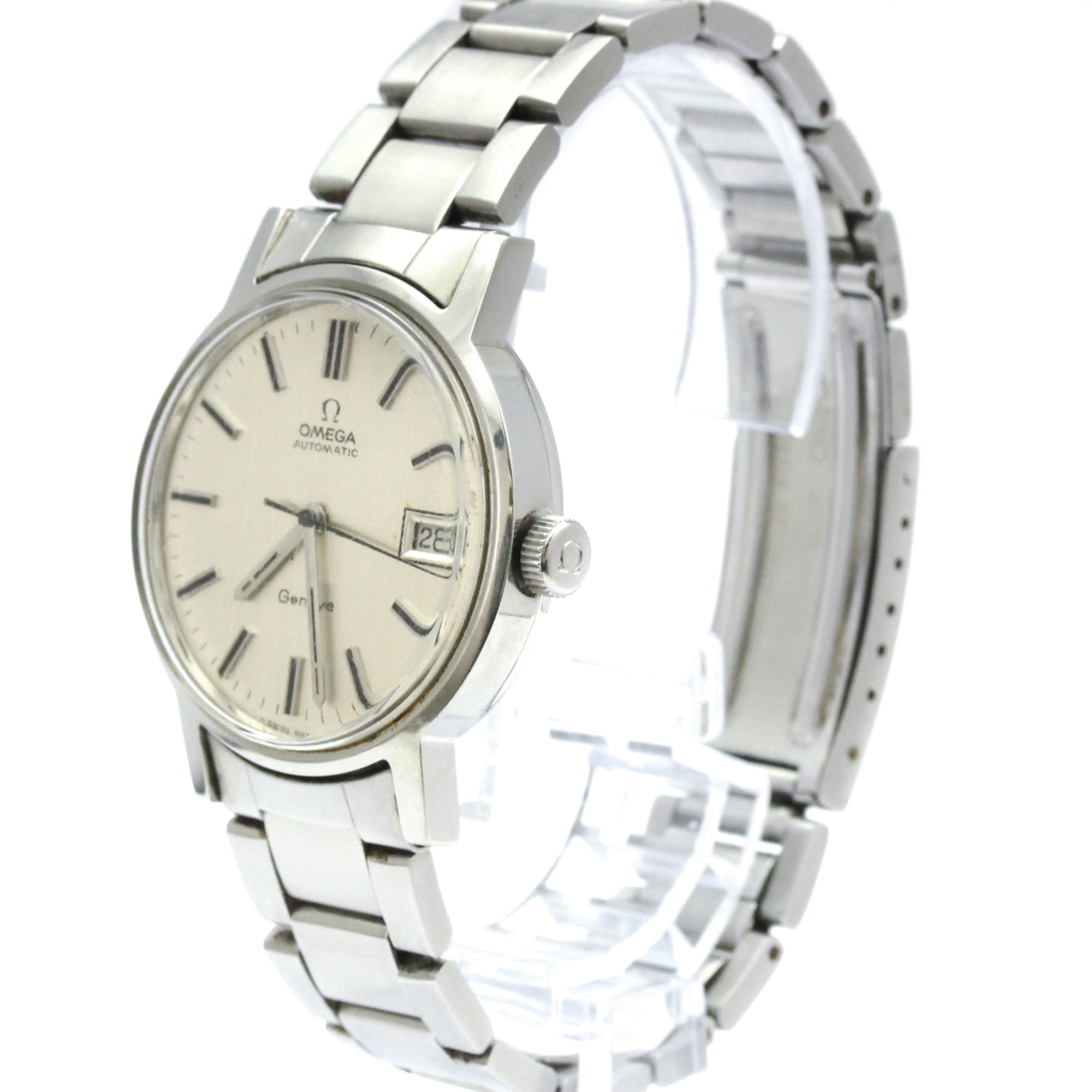 OMEGA Geneve Cal 1481 Steel Automatic Mens 166.0098 Vintage