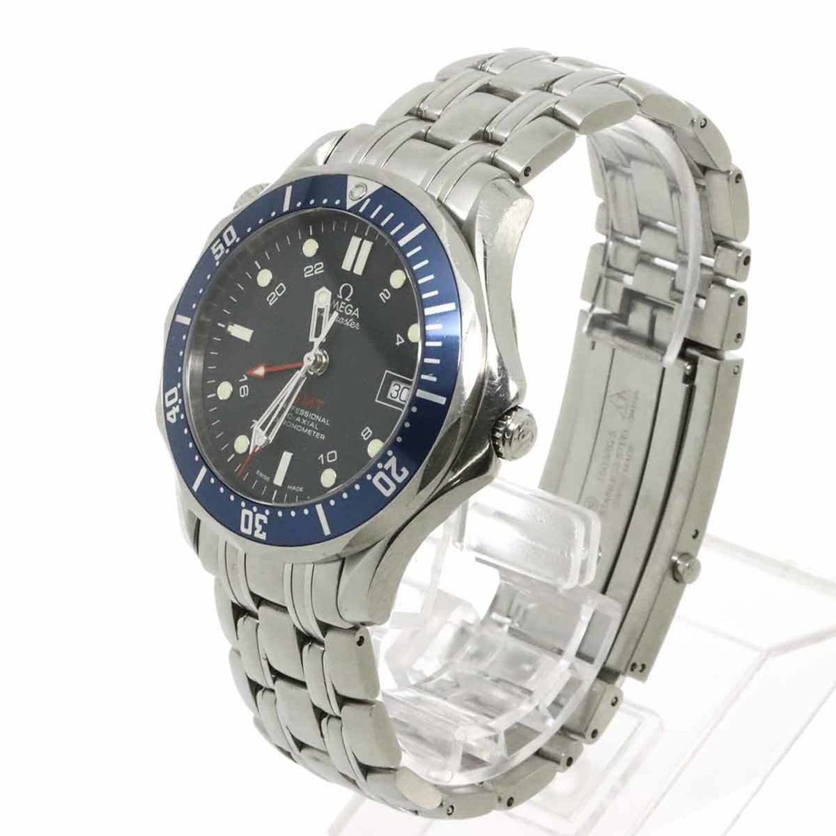 Omega Seamaster Professional 300 GMT 2535 80 Navy Dial 41mm Watch