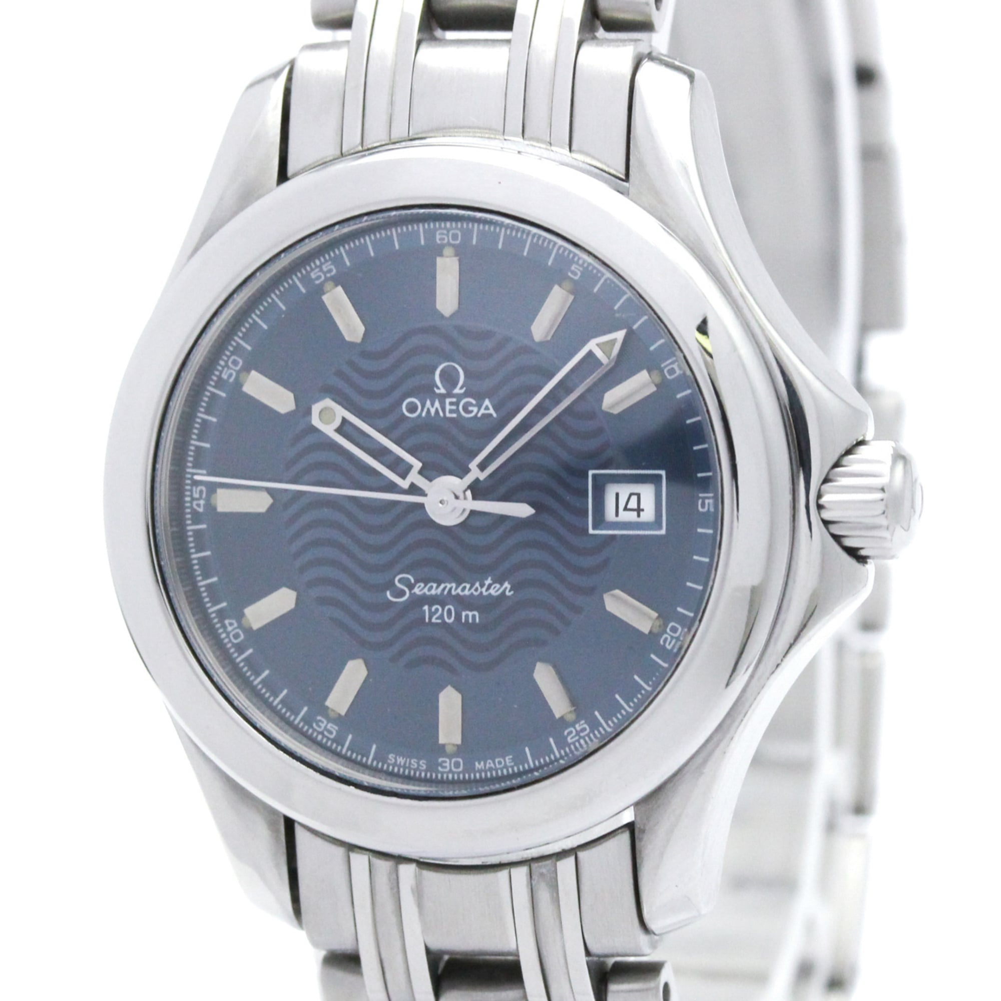 Montre Omega Seamaster 2571.81 à cadran bleu, 29 mm