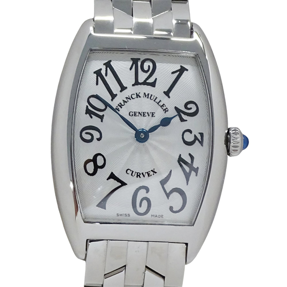 Franck Muller Tonneau Curvex 1752QZ Silver Dial 25mm Watch