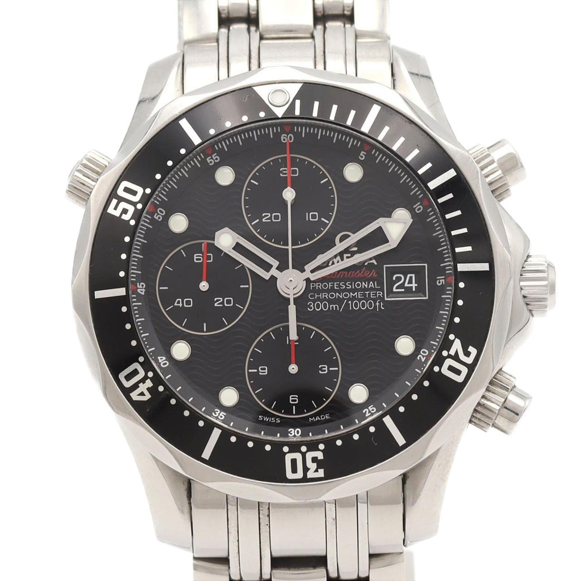 Omega Seamaster Professional Diver's 300M Chronograph 213.30.42.40.01.001 Black Dial 42mm Watch