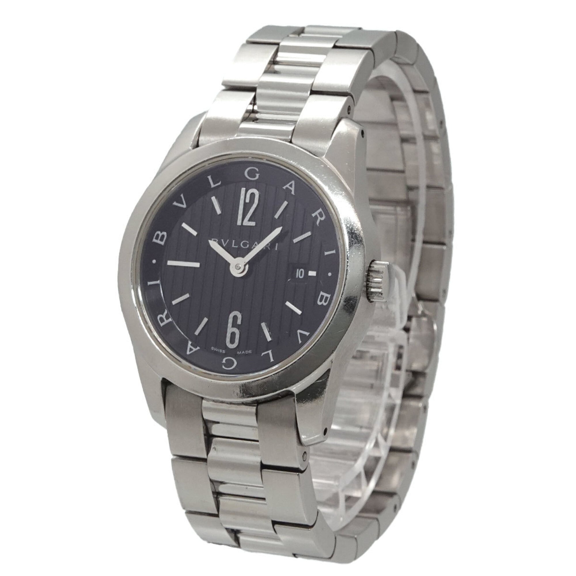 Bulgari BVLGARI ST30S Black Dial 30mm Watch