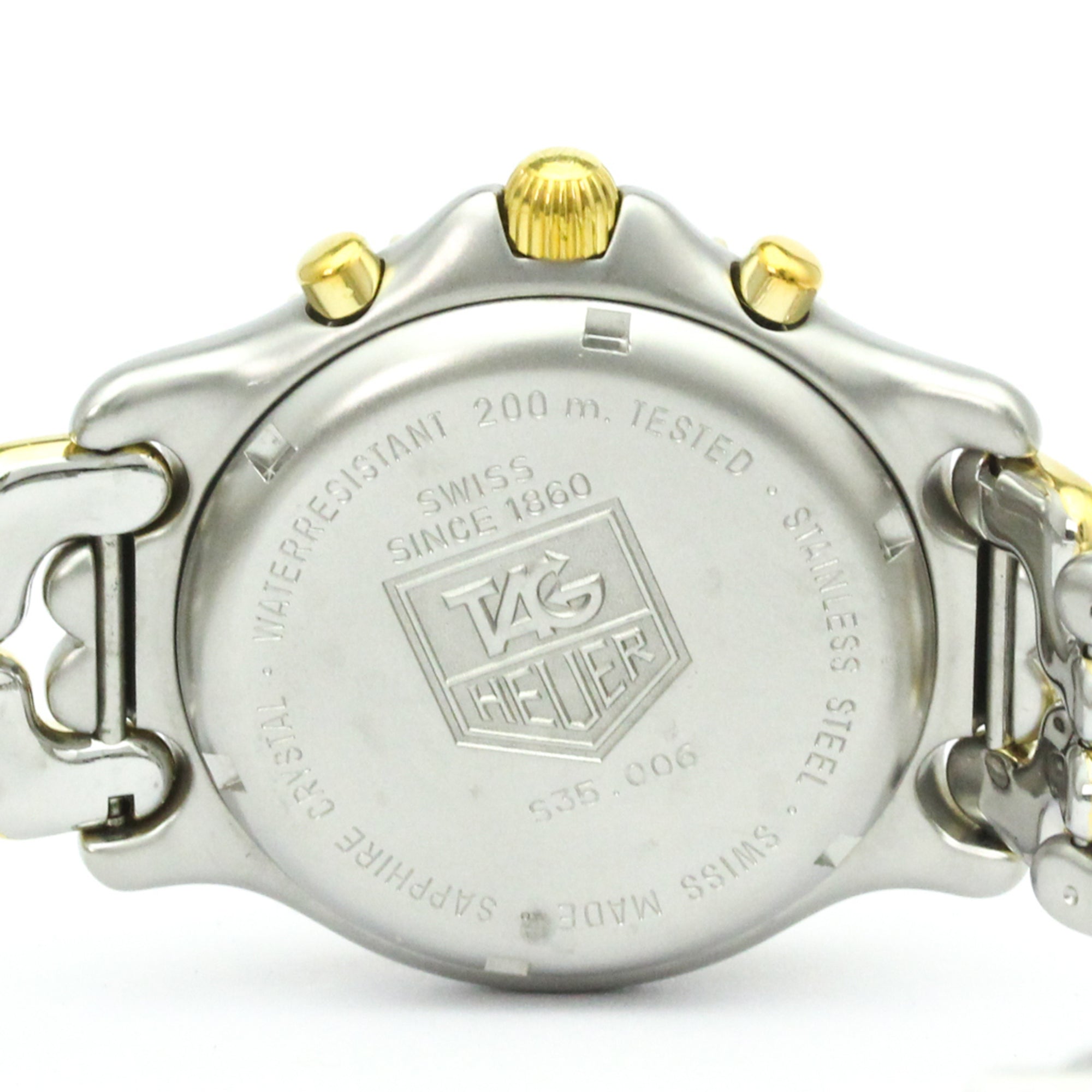 TAG HEUER Sel Chronograph Herrenuhr aus vergoldetem Stahl S35.006