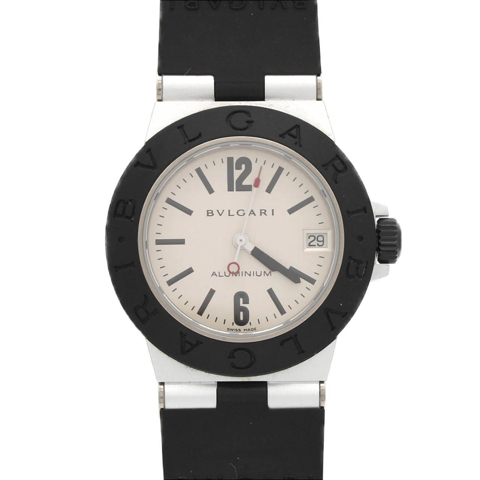 Bvlgari Aluminum AL32TAVD Silver Dial 32mm Watch