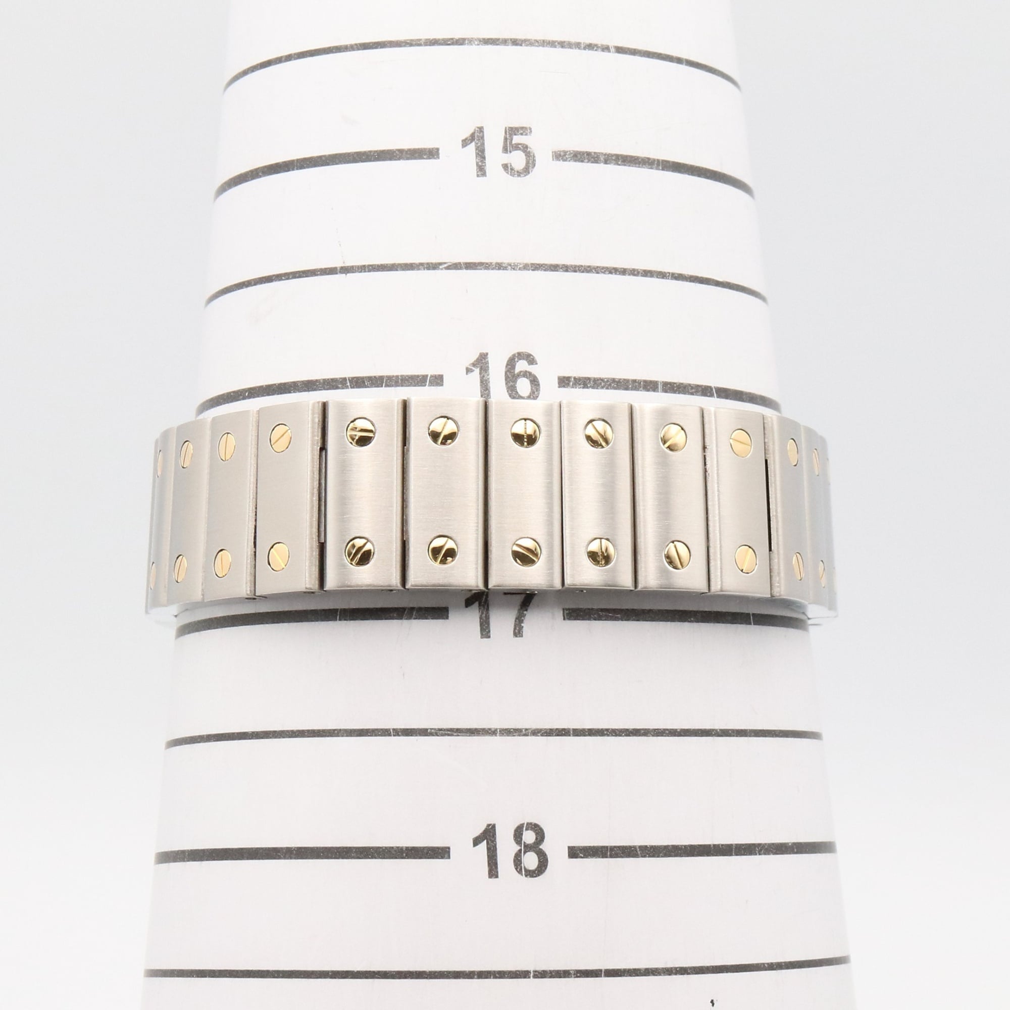 Cartier Santos W20058C4 Silver Dial Stainless steel, yellow gold 29mm Watch