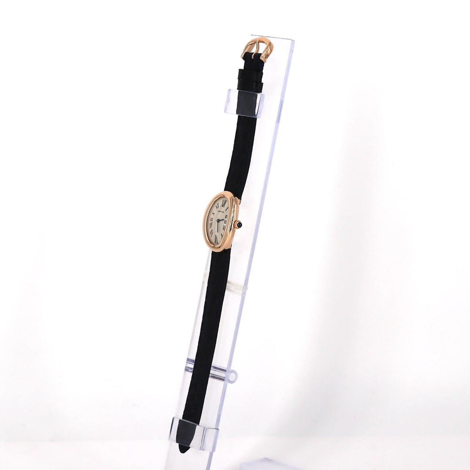 Cartier Baignoire PG W1544956 PG/RG Quartz Watch
