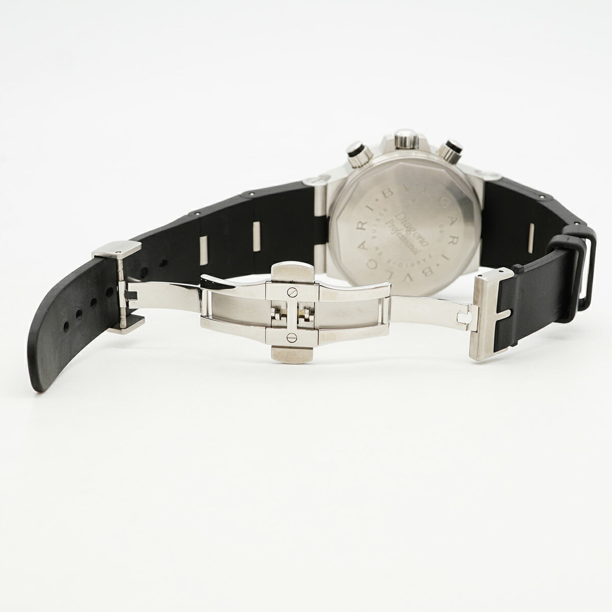 Bulgari Diagono SC40S Black Dial 40mm Watch