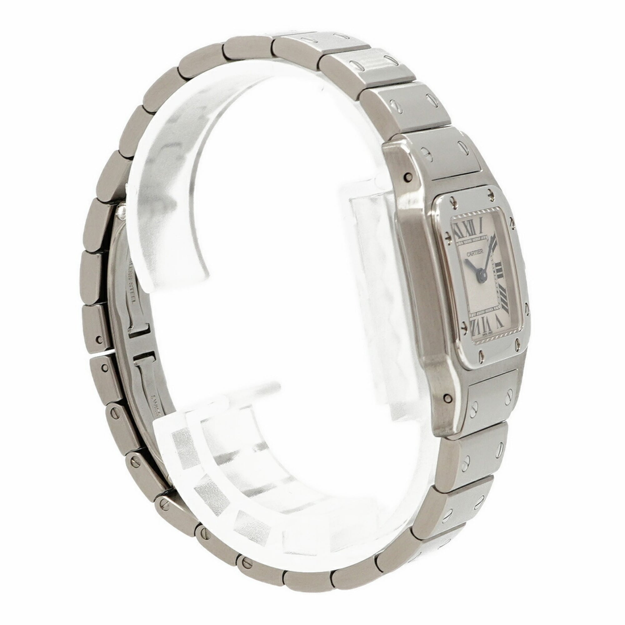 Montre femme Cartier Santos Galbee SM W20056D6 à cadran Blanc