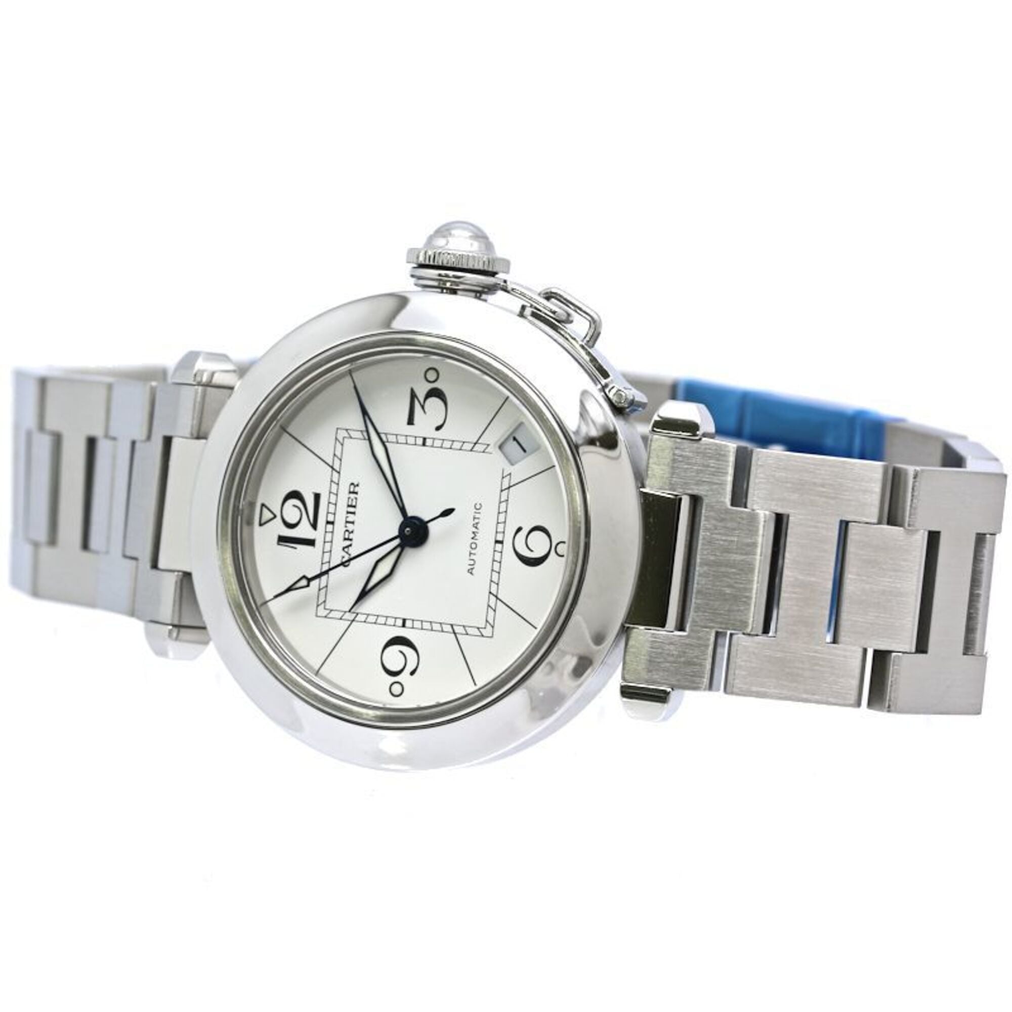 Cartier Pasha W31074M7 White Dial 35mm Watch
