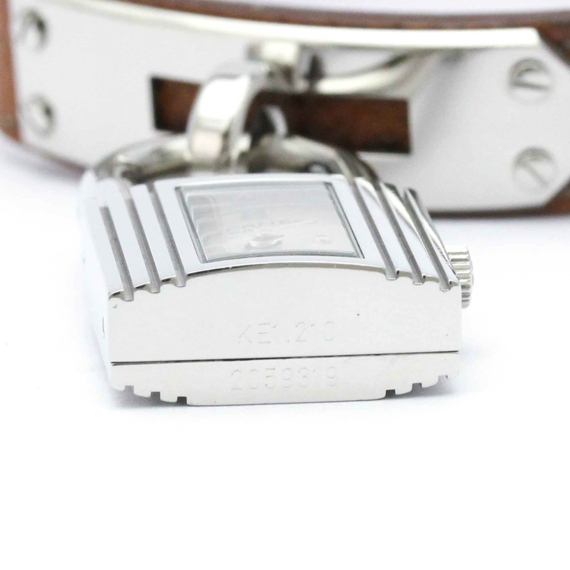 HERMES Kelly Stainless Steel Leather Quartz Ladies Watch KE1.210