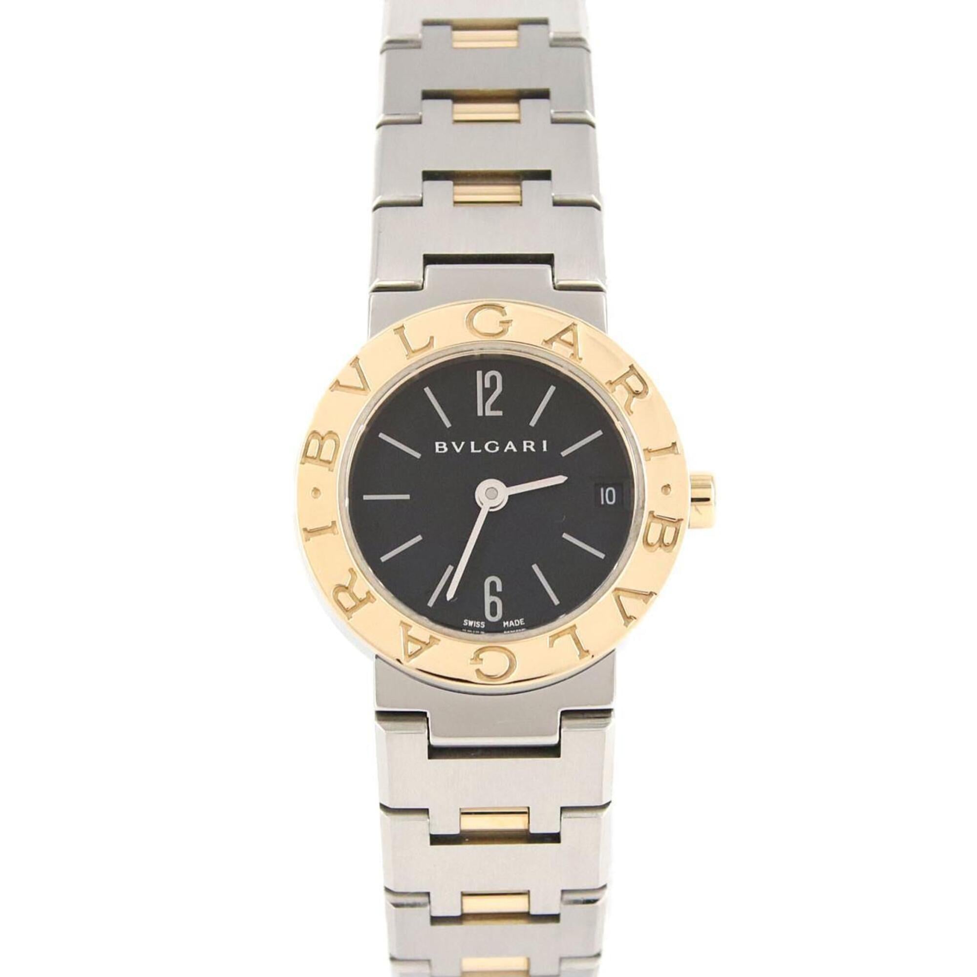 Bvlgari Combination BB23SG/BB23SGD Black Dial 23mm Watch