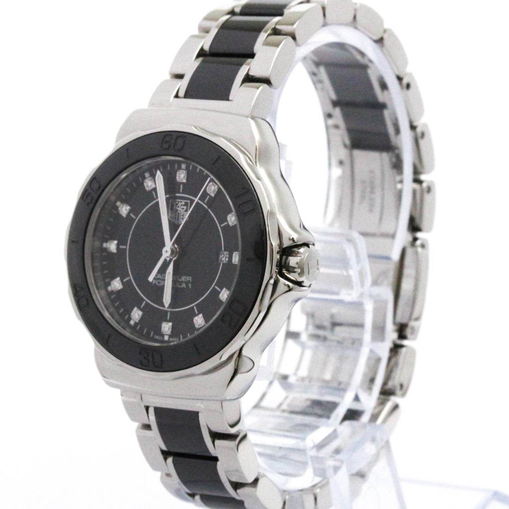 TAG HEUER Formula 1 Quartz Diamond Ceramic Steel Ladies Watch WAH1314