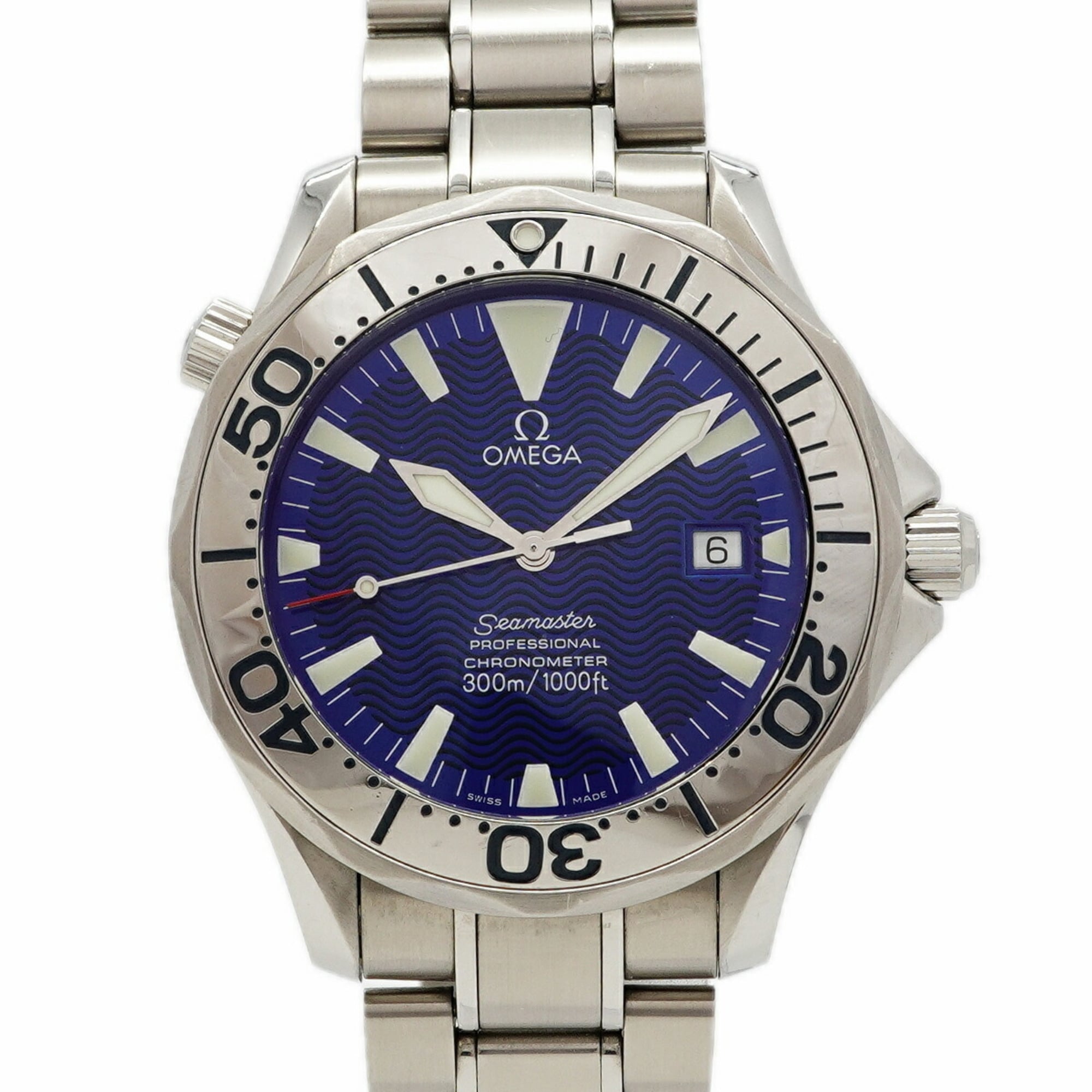 Omega Seamaster 300 2255.80 Blue Dial Men's Watch