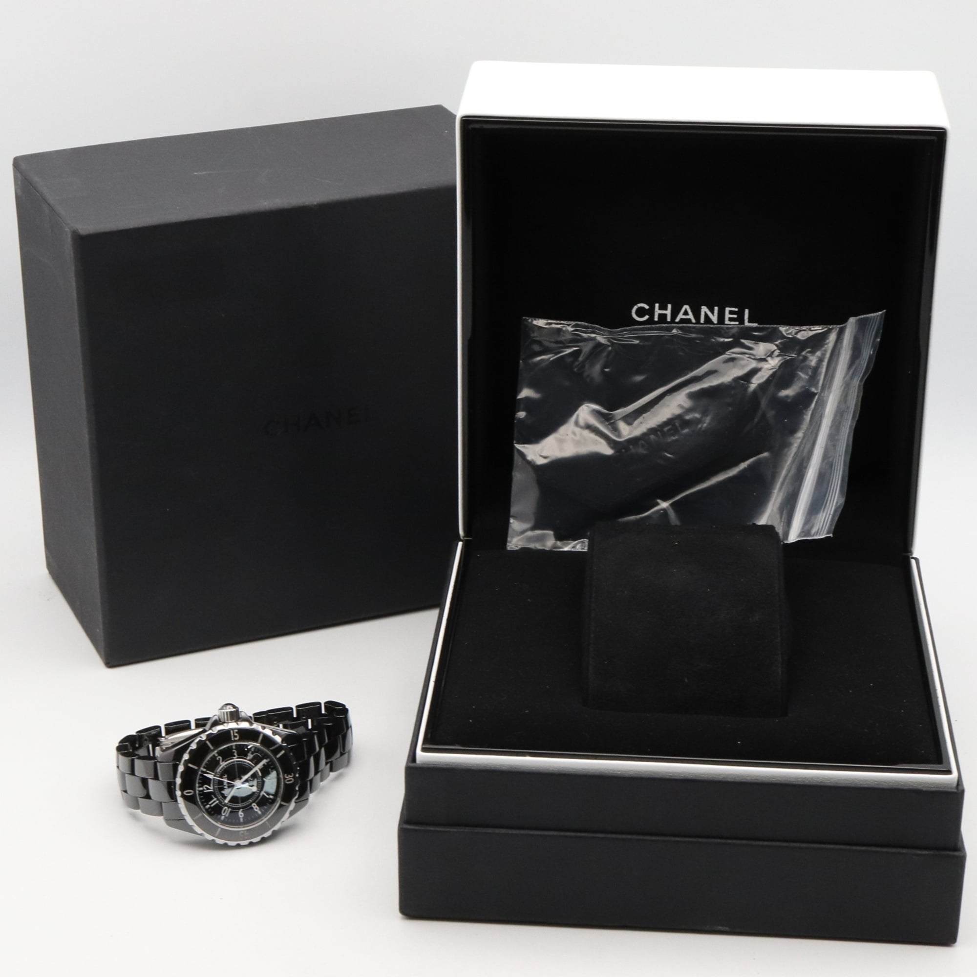 Chanel J12 Ceramic Wo Black H0682