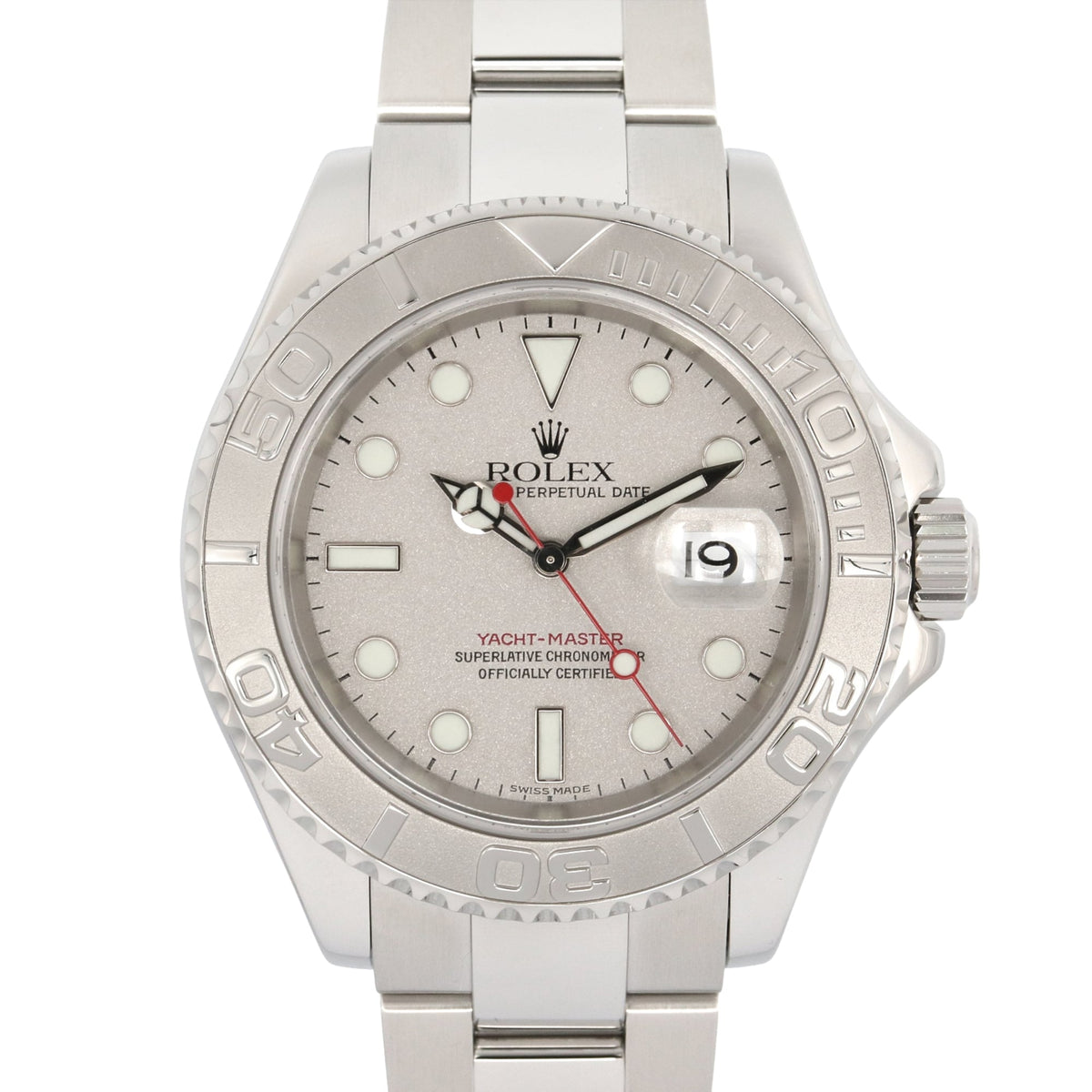 Rolex Yachtmaster Rolesium 16622 Gray Dial 40mm Watch