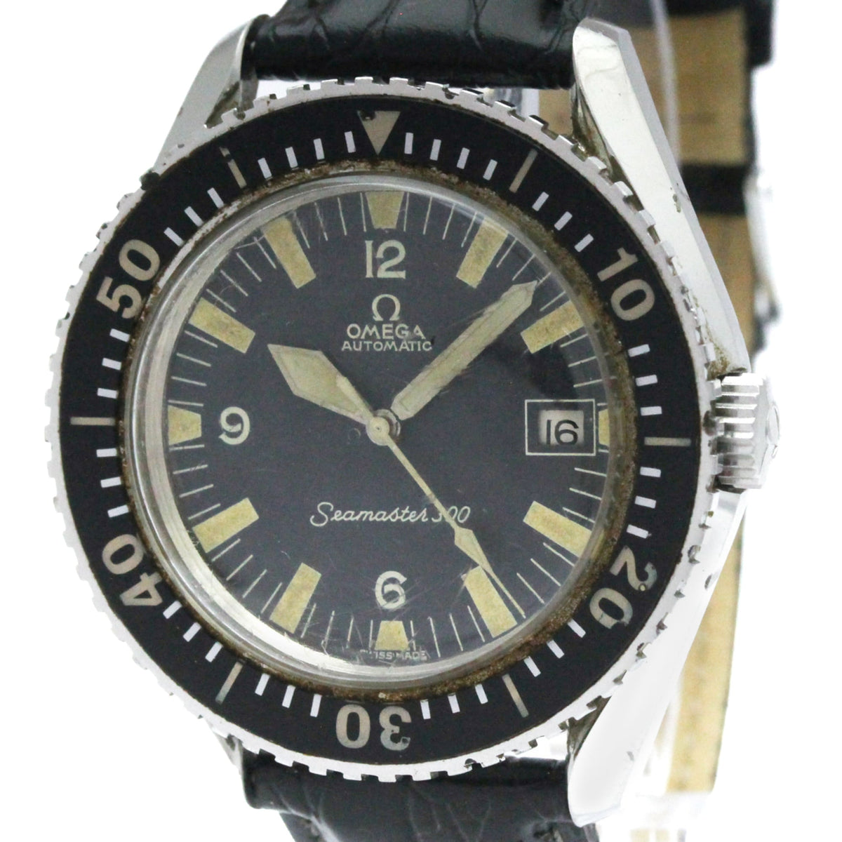 Omega Seamaster 166.024 Black Dial 41mm Watch