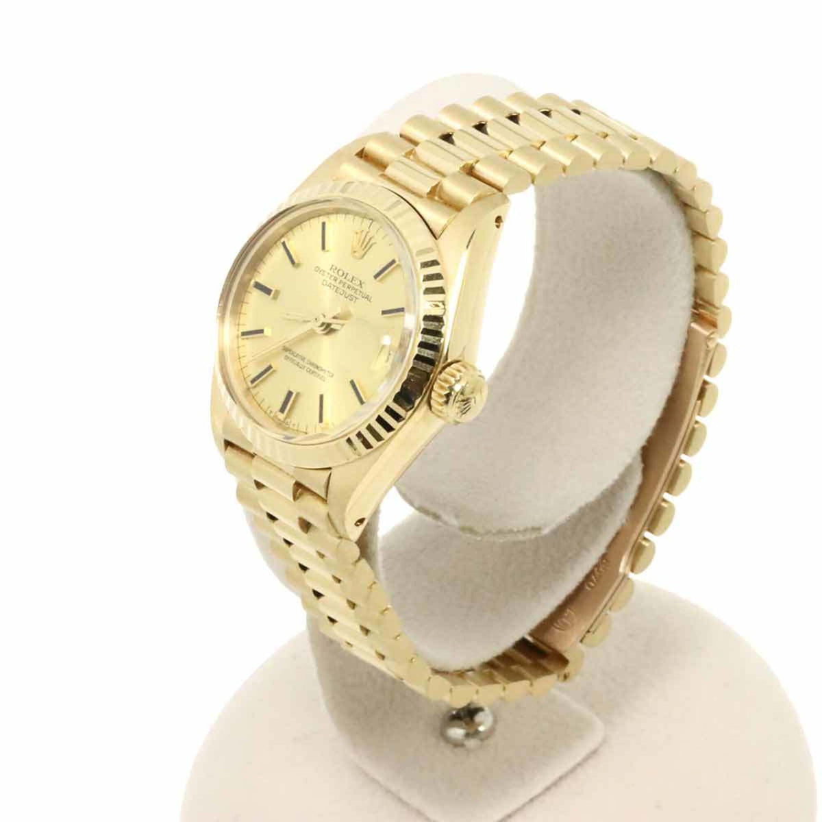 Rolex Datejust 69178 Champagne, gouden wijzerplaat, 26 mm horloge