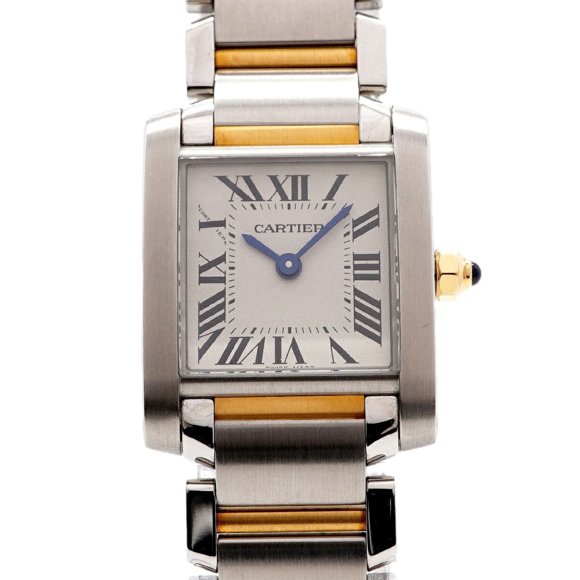 Cartier Tank Française SM W51007Q4 Ivory Dial 20mm Watch