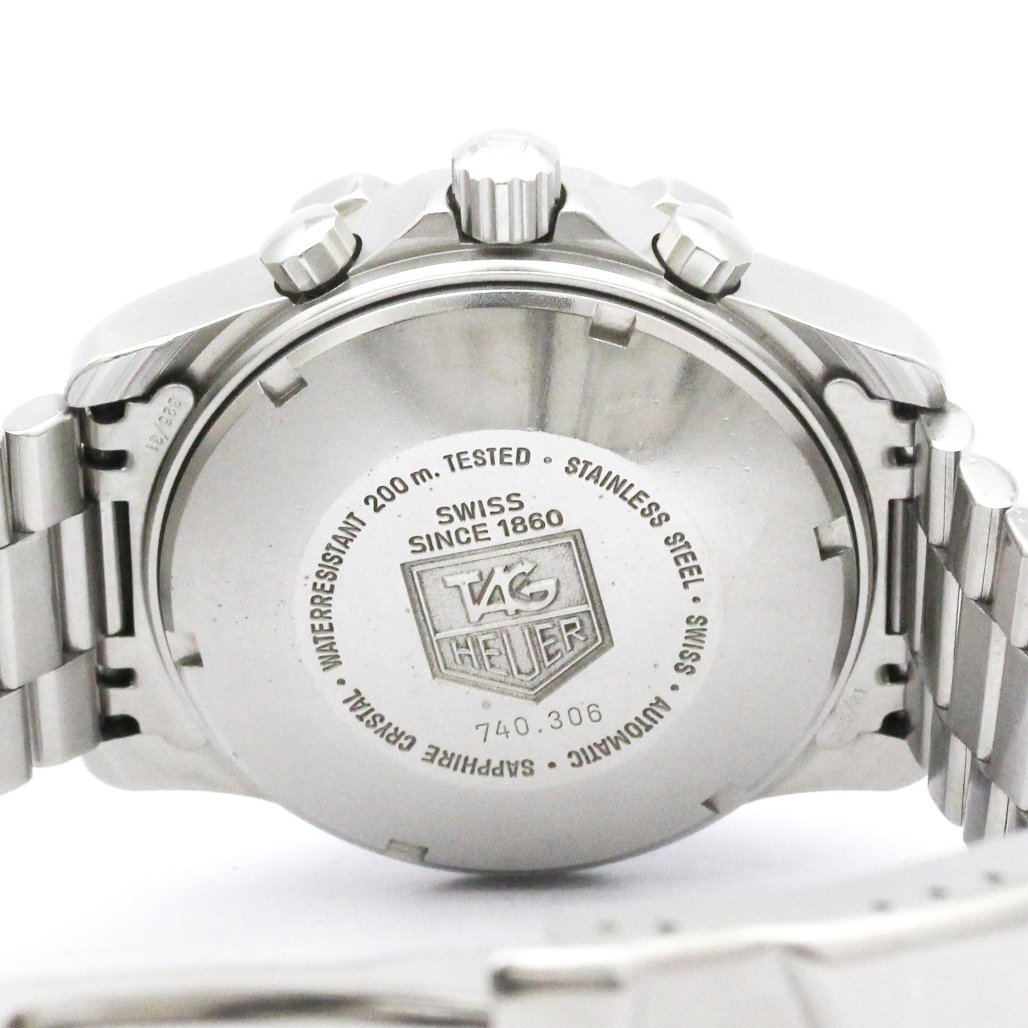 TAG HEUER Chronograph Diver Steel Automatic Mens Watch 740.306