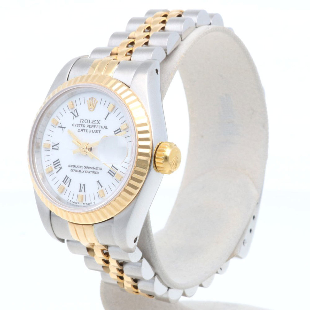 Rolex Datejust Oyster Perpetual 69173 Weiß Zifferblatt 26 mm Uhr