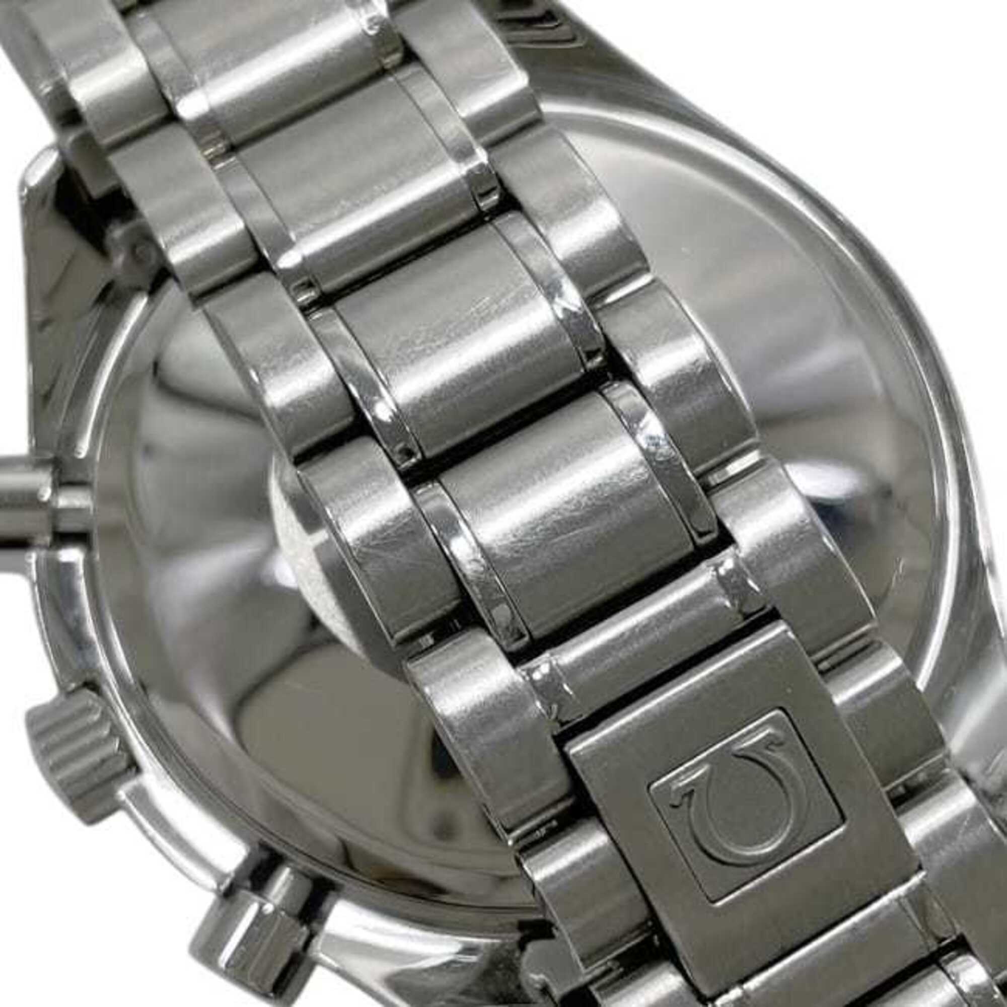 Montre Omega Speedmaster Triple Calendar, Blanc Crème argent, 3523.30, Chronographe, remontage Automatique, acier inoxydable.