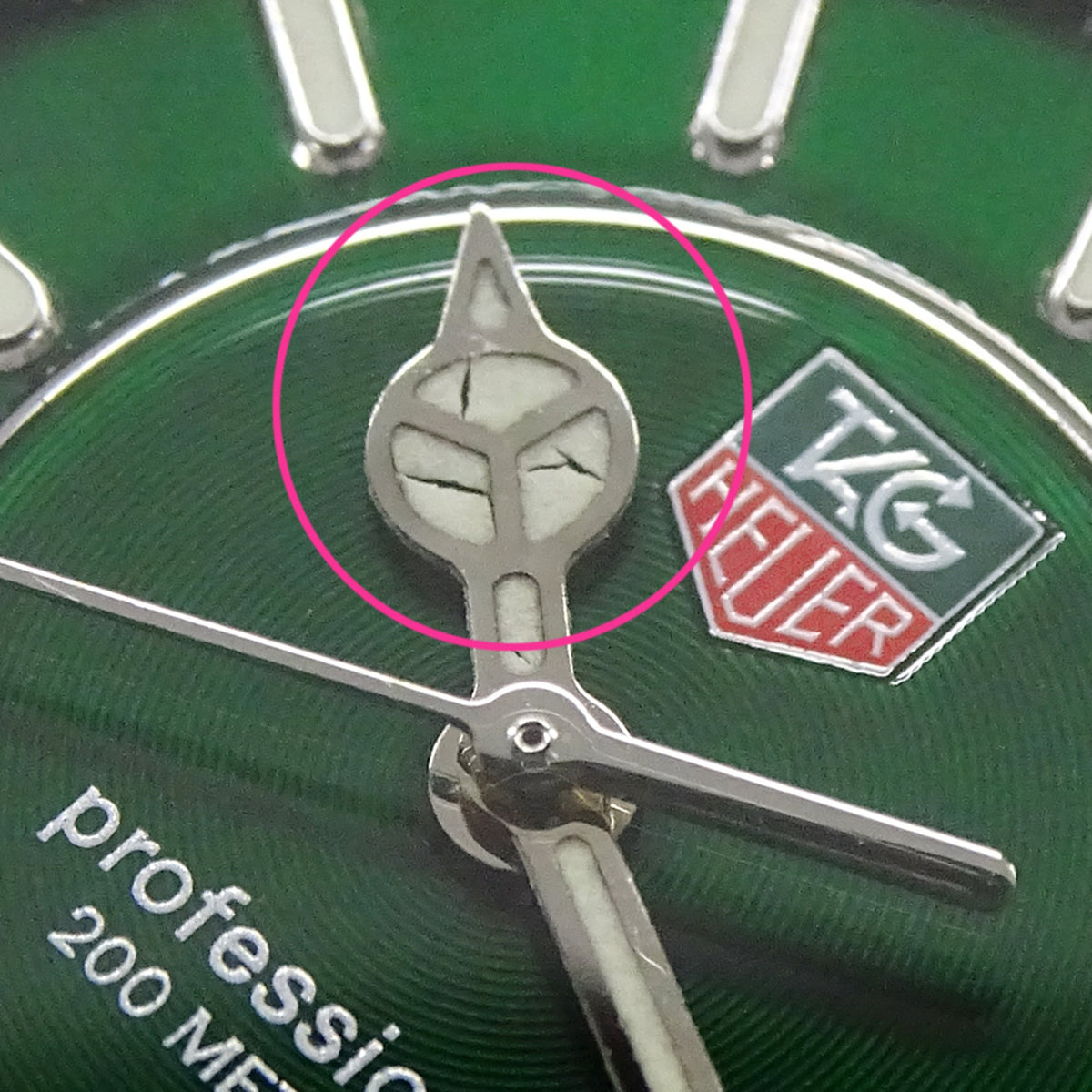 TAG Heuer Cell WG111E Green Dial 38mm Watch